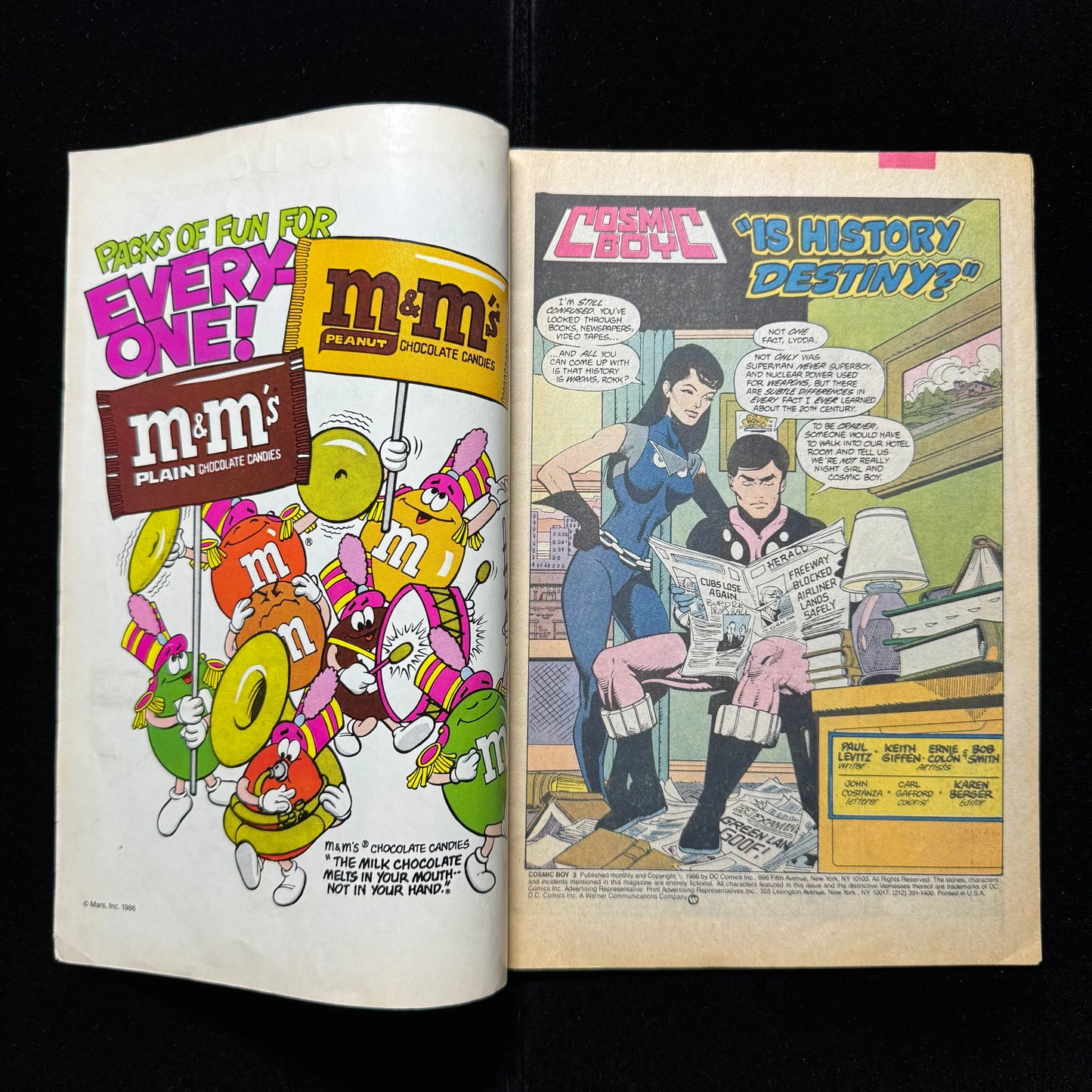 Cosmic Boy 2 - Copper Age Dc Comics 1987