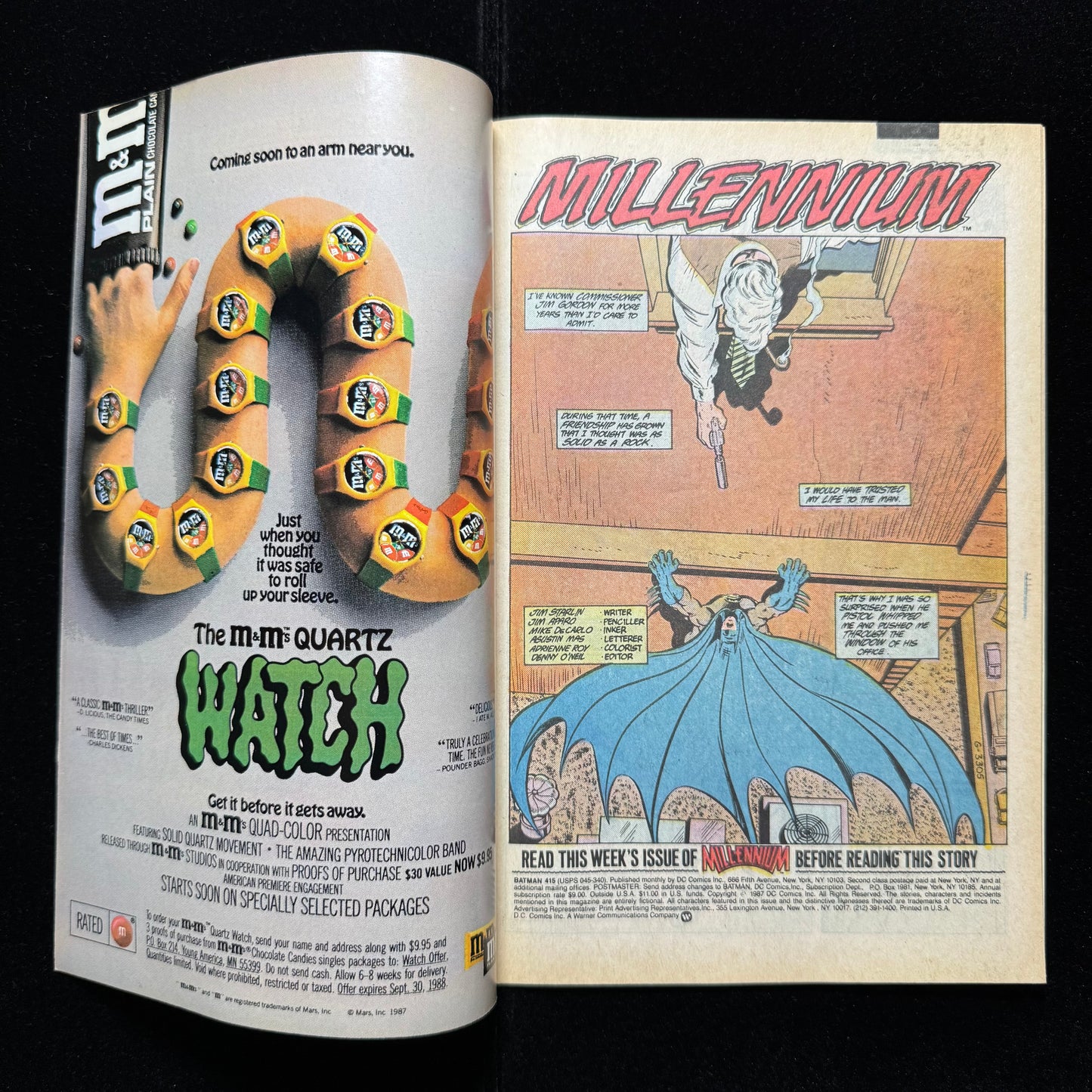 Batman 415 - Copper Age Dc Comics 1988