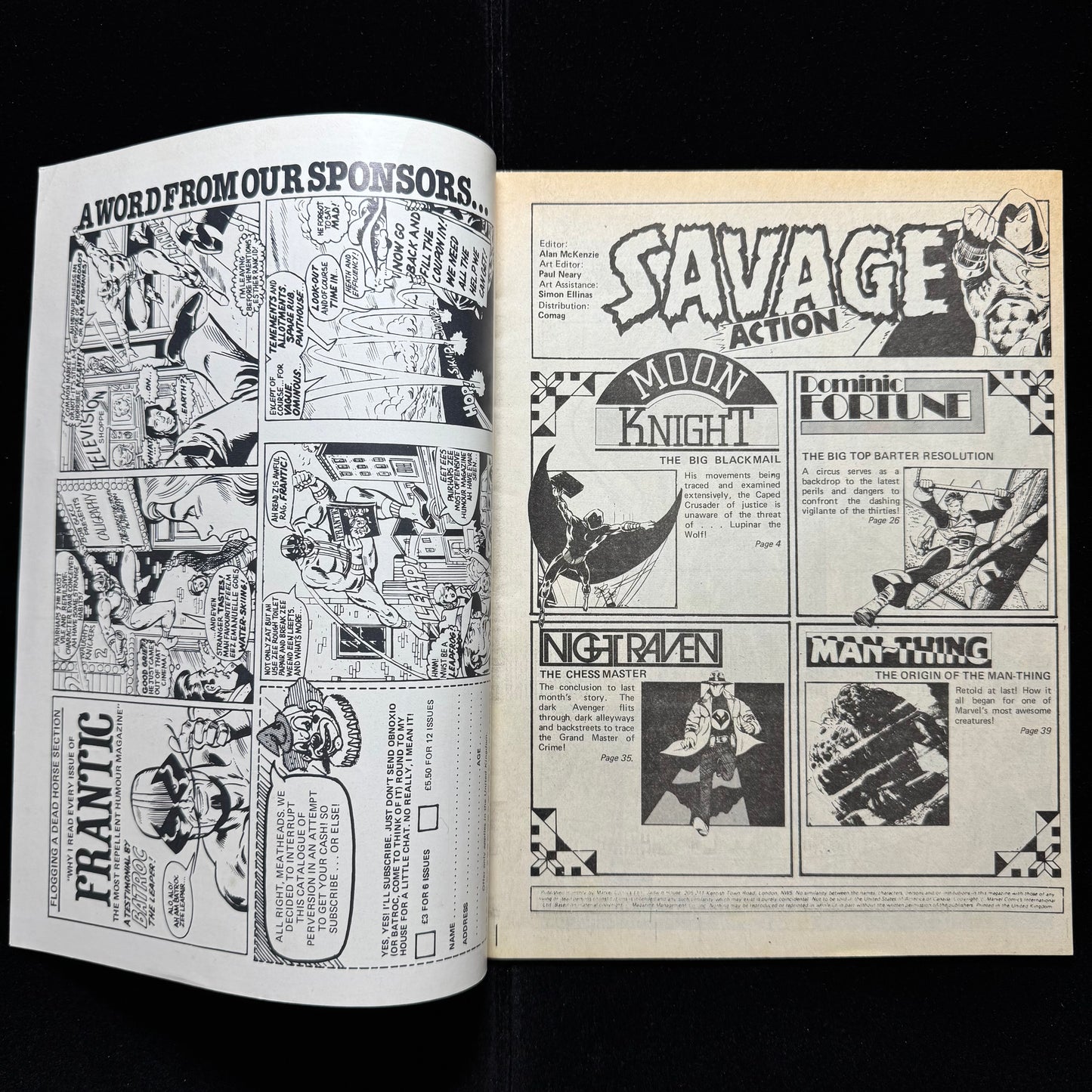 Savage Action 4 - Bronze Age Marvel Comics 1981