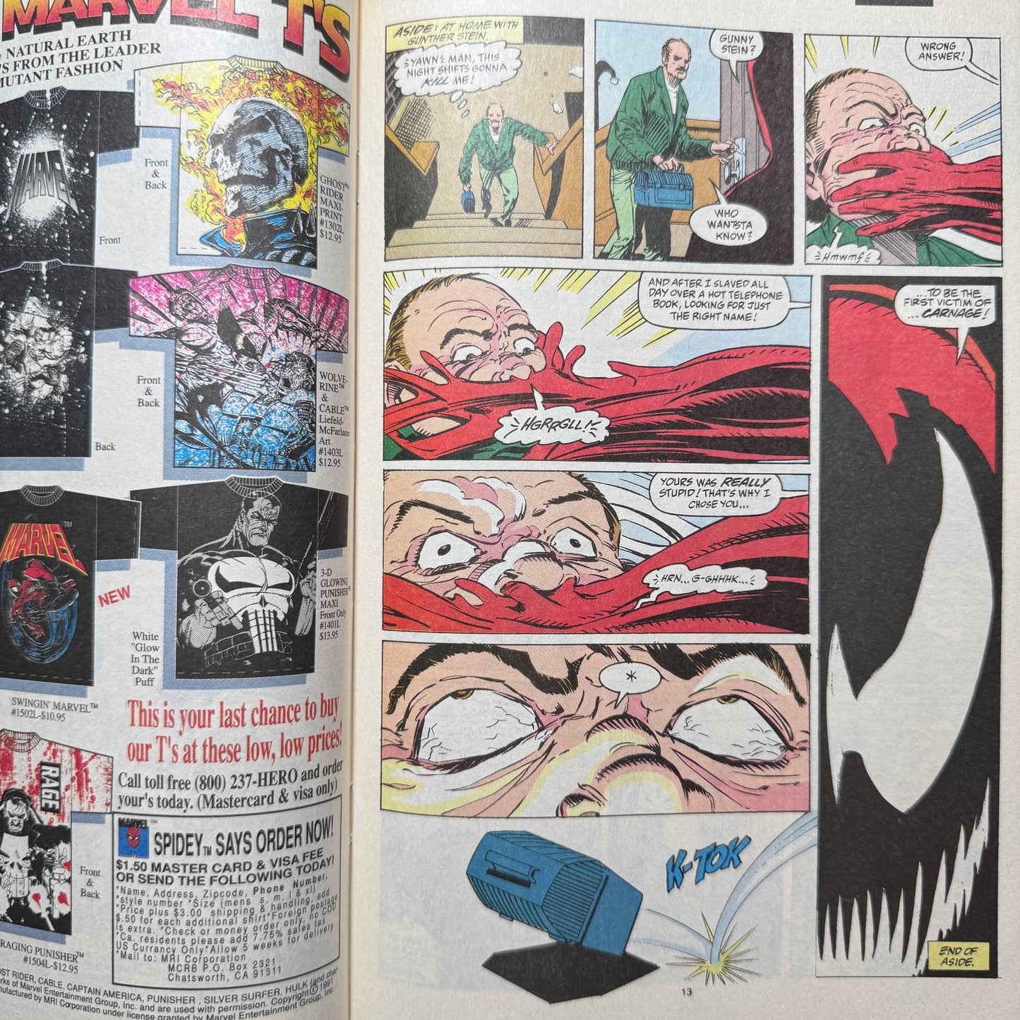 Amazing Spider-Man 360 - 2nd Cameo App Carnage - Modern Age Marvel Comics 1992