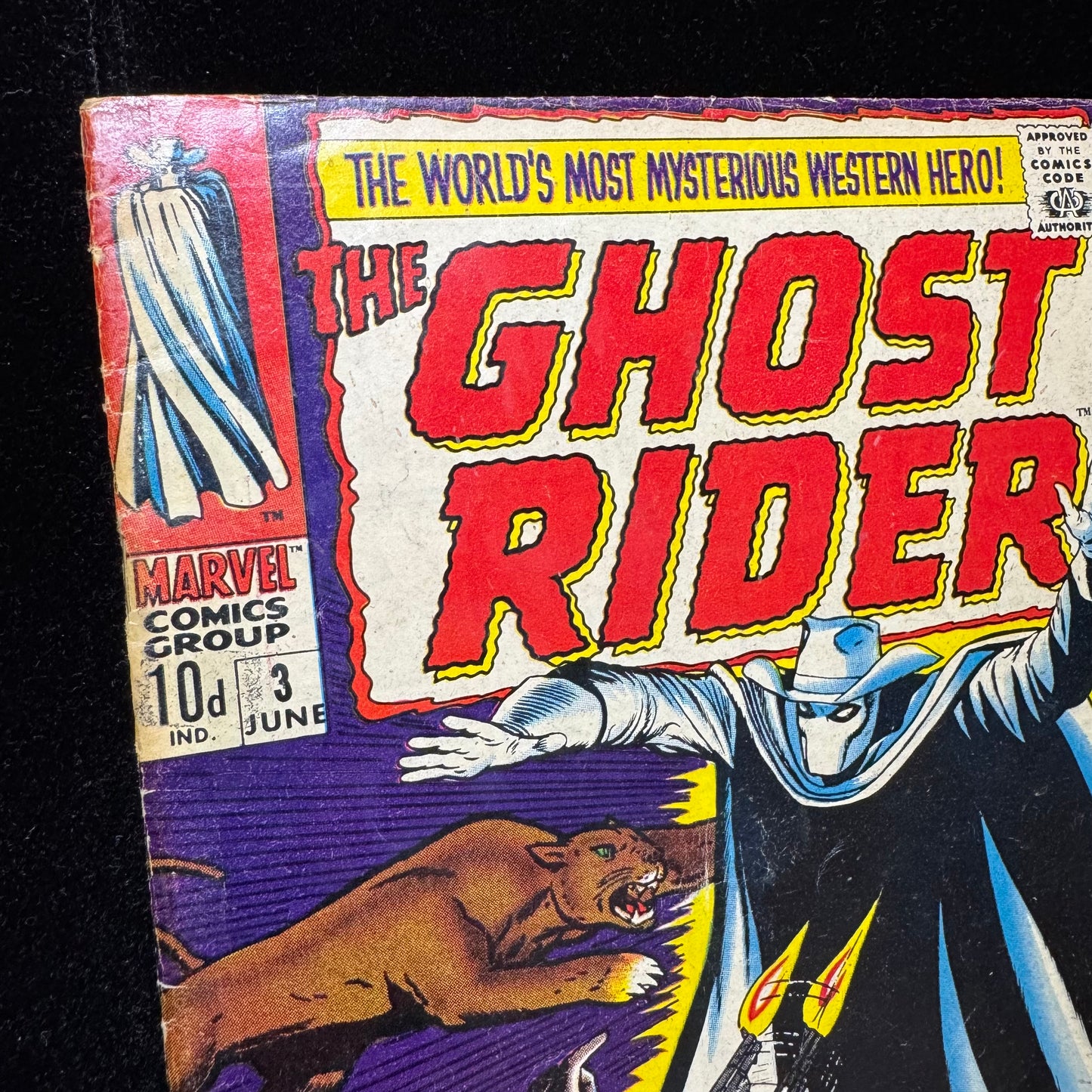 Ghost Rider 3 - 3rd Appearance Of Carter Slade - Silver Age Marvel Comics 1967