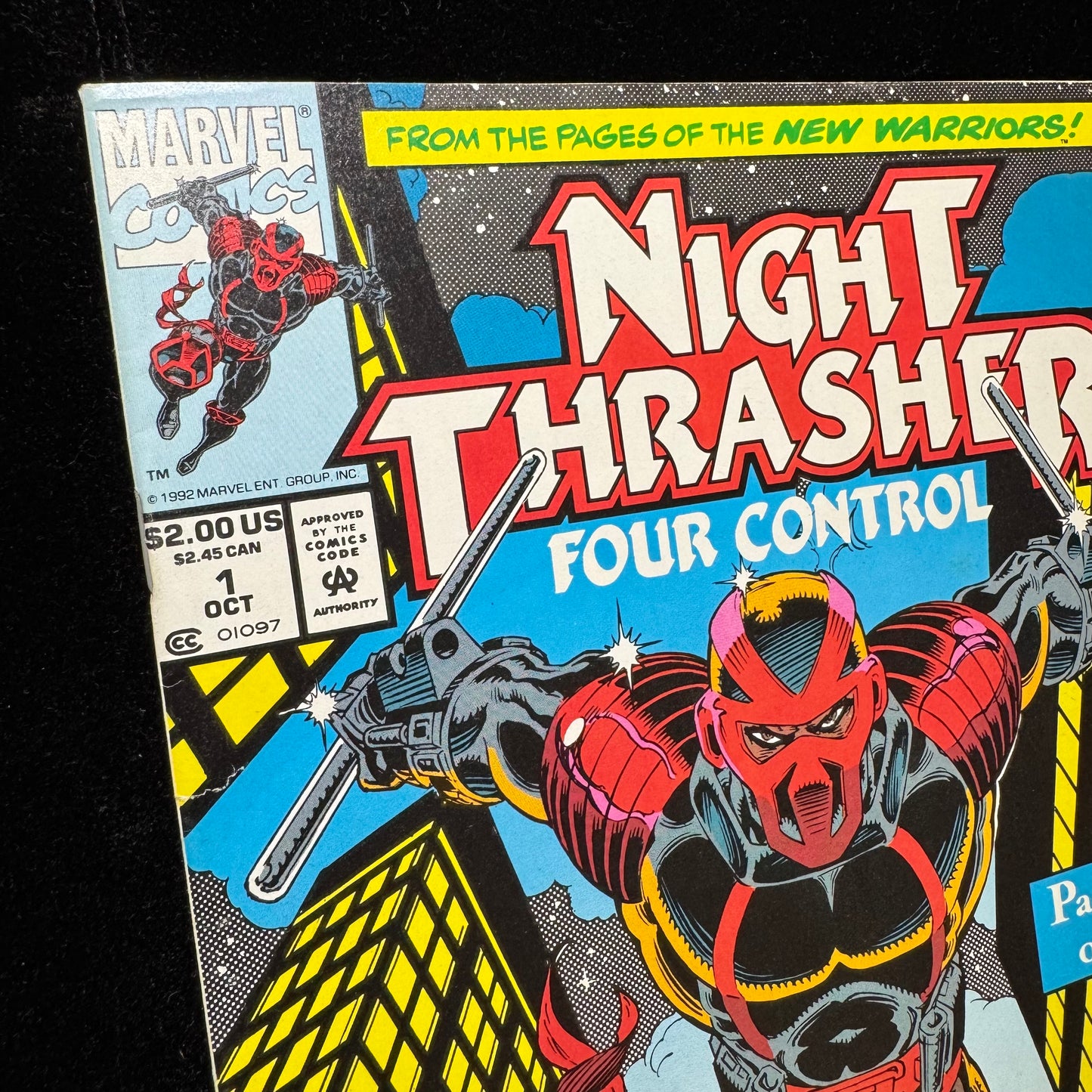 Night Thrasher: Four Control 1 - Modern Age Marvel Comics 1992