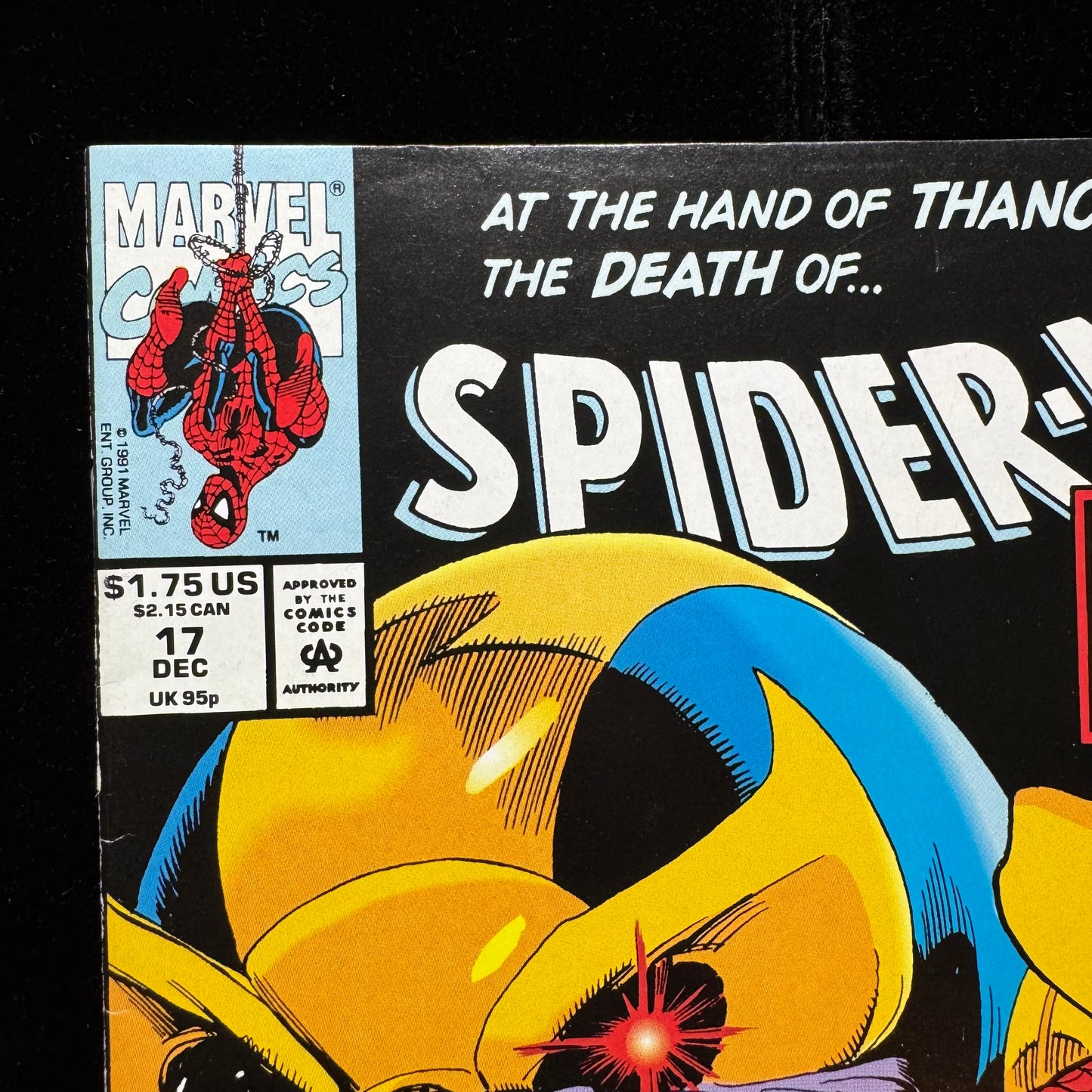 Spider-Man 17 - Thanos Cover - Copper Age Marvel Comics 1991