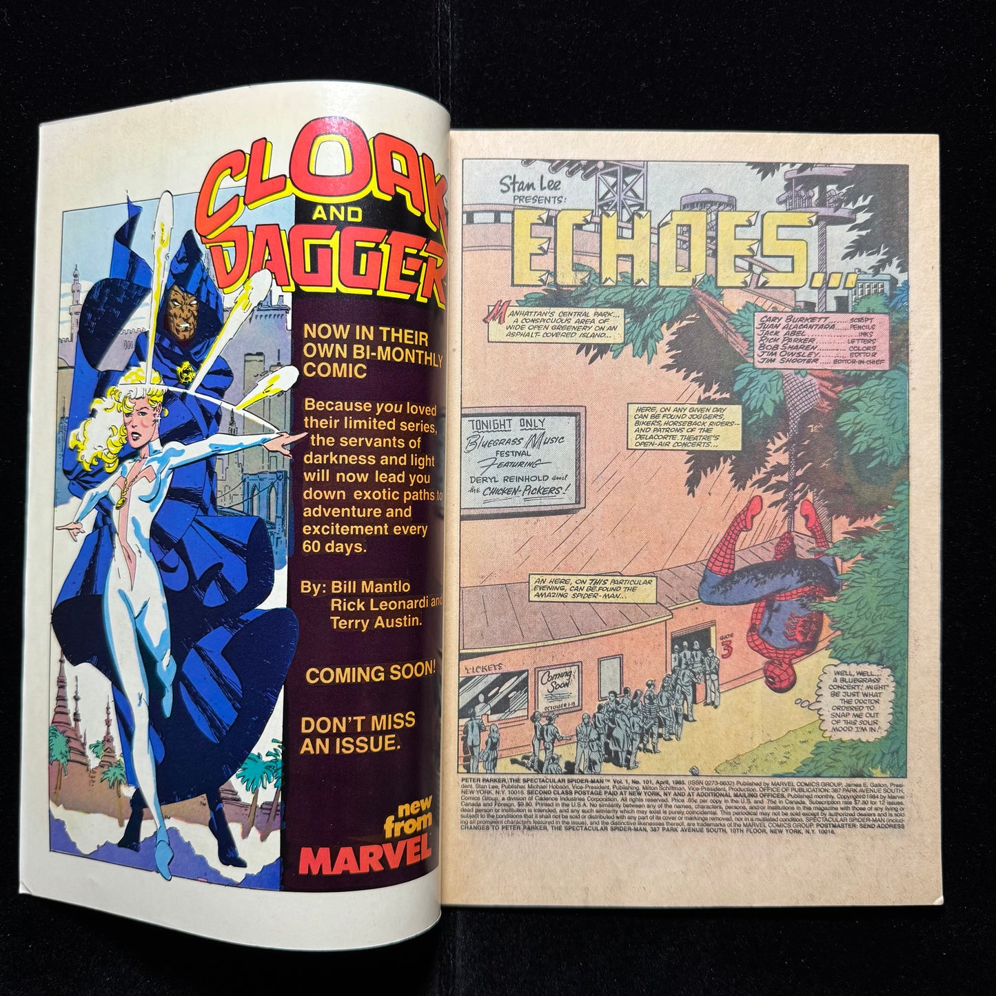 Spectacular Spider-Man 101 - Iconic Cover Art - Copper Age Marvel Comics 1985