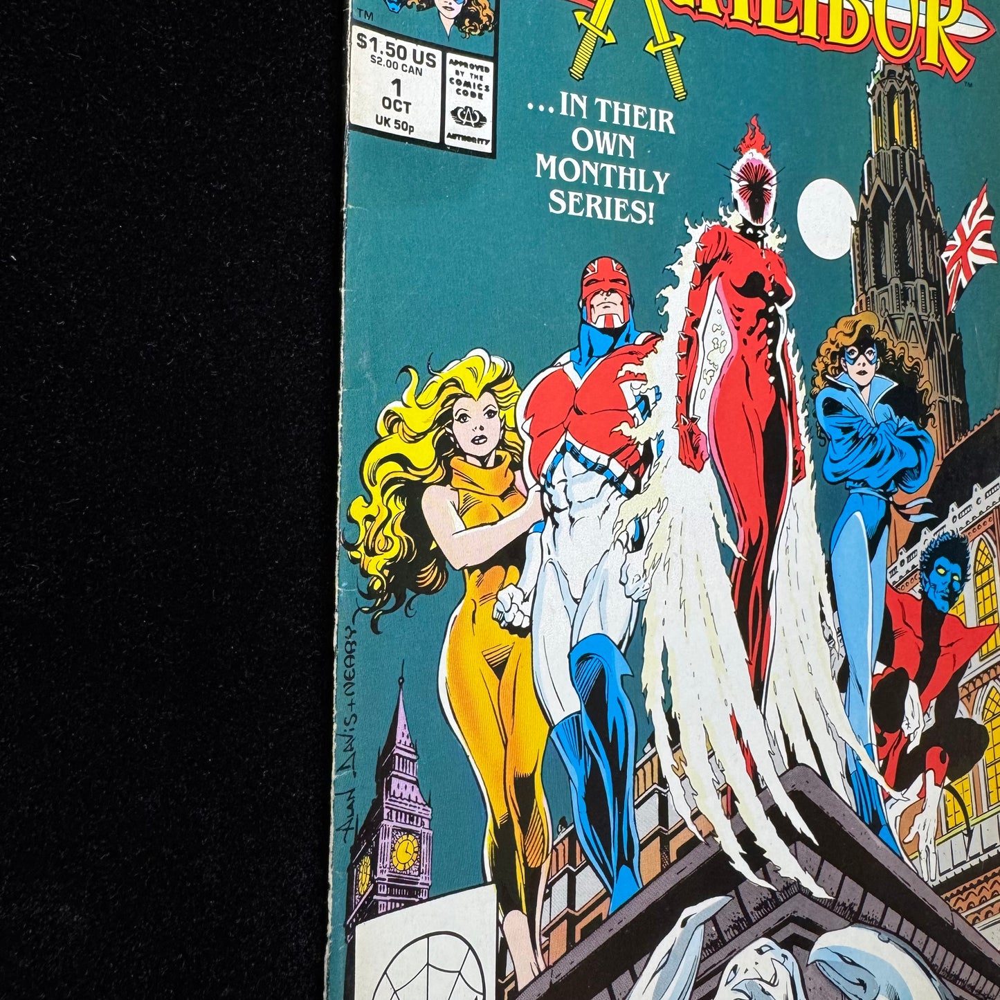 Excalibur 1 - 1st Ongoing Excalibur Title - Copper Age Marvel Comics 1988