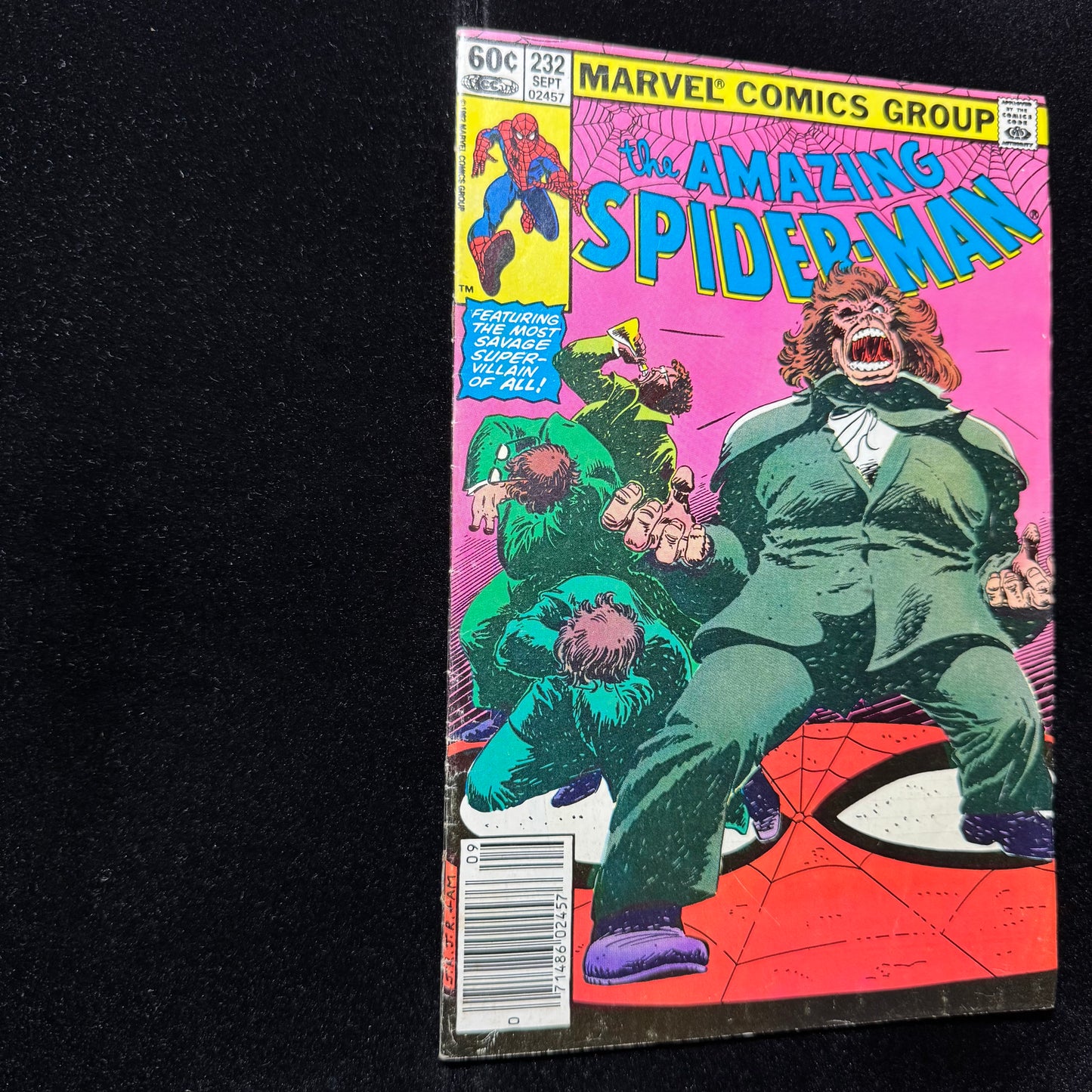Amazing Spider-Man 232 - Newsstand Edition - Bronze Age Marvel Comics 1982