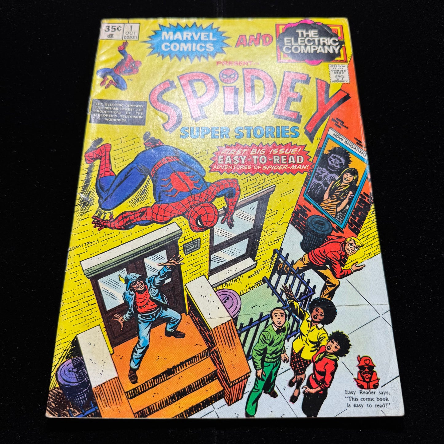 Spidey Super Stories 1 - Origin Of Spider-Man Retold - Bronze Age Marvel 1974