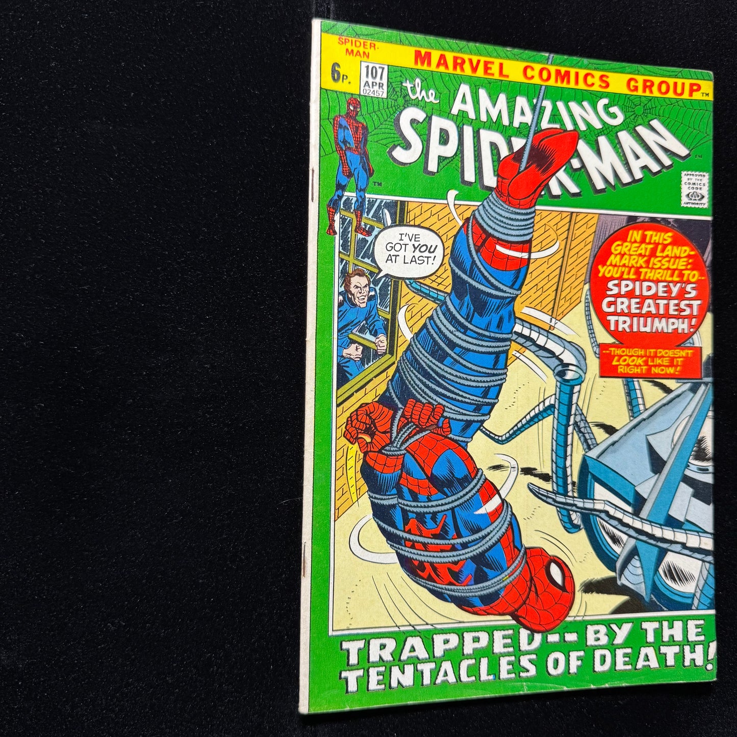 Amazing Spider-Man 107 - Bronze Age Marvel Comics 1972