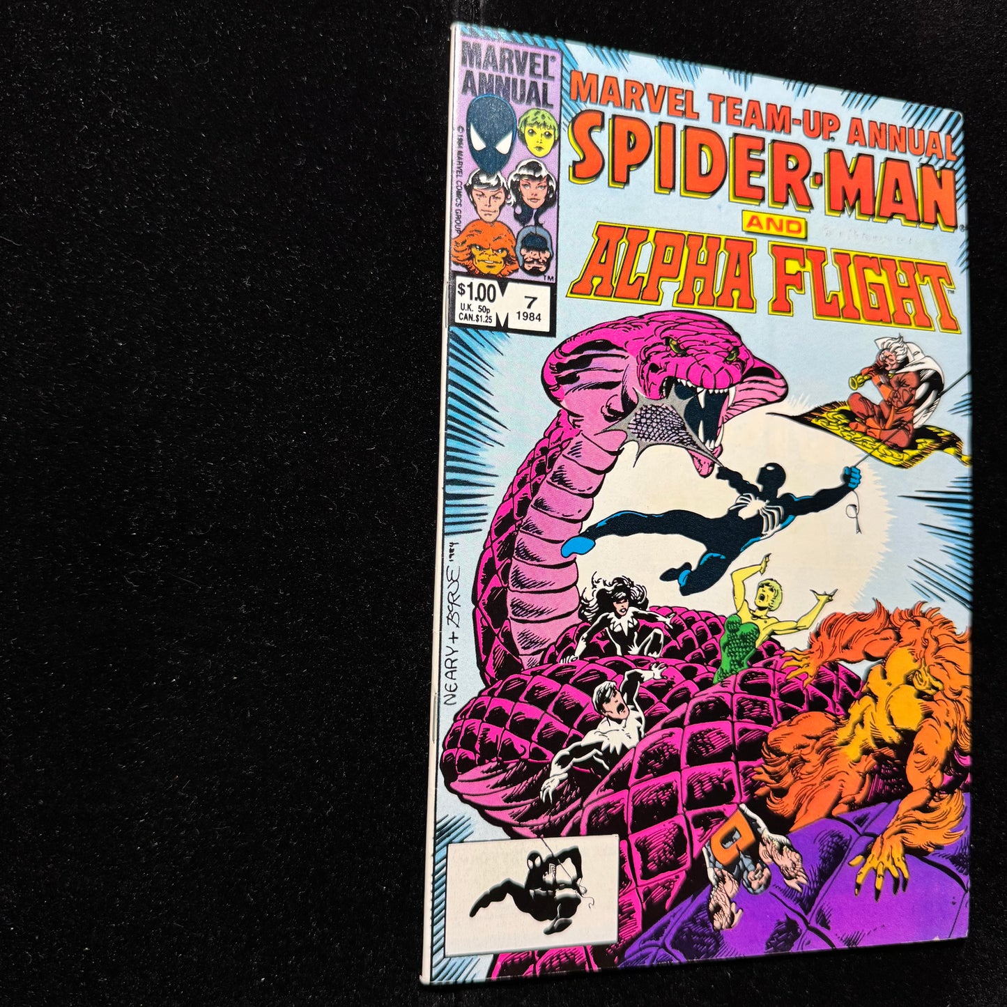 Marvel Team Up Annual 7 - Copper Age Marvel Comics 1984