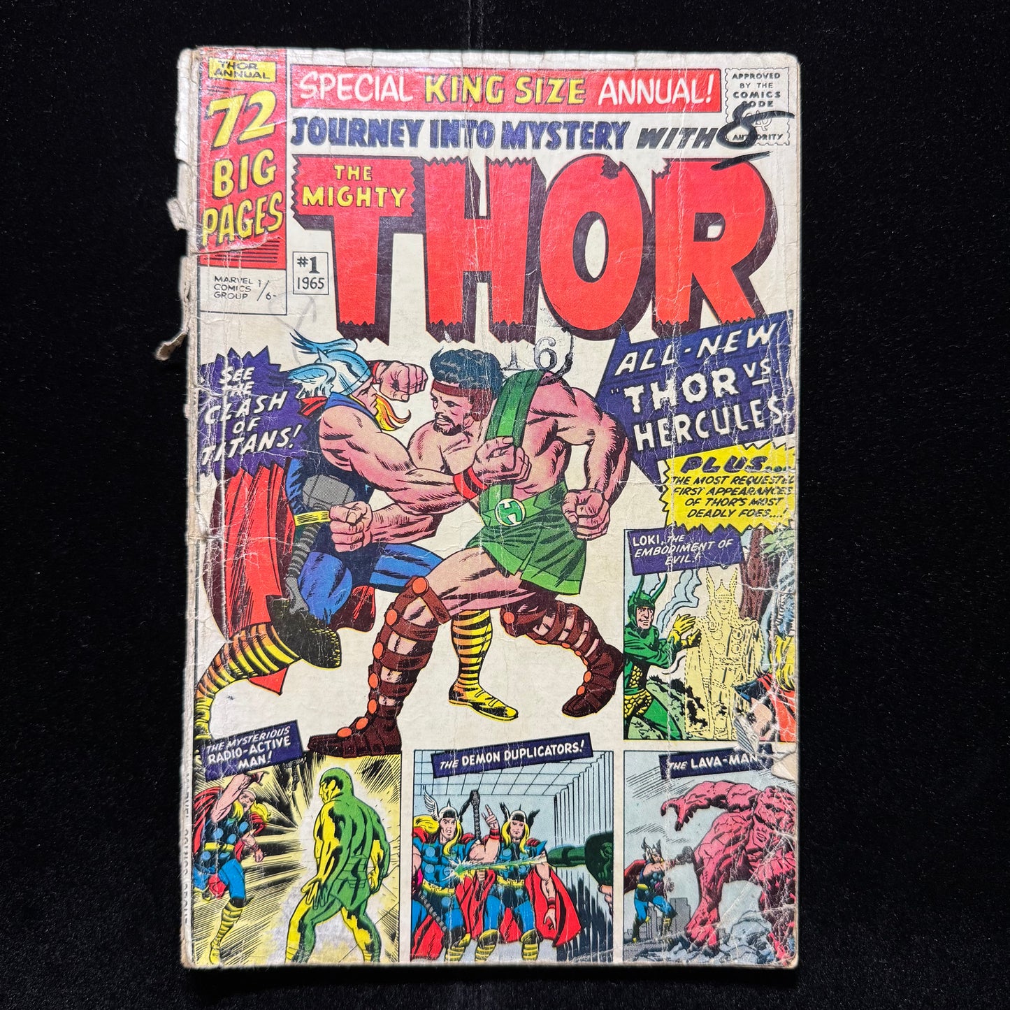 Journey Into Mystery Annual 1 - 1st App Of Hercules - Silver Age Marvel 1965