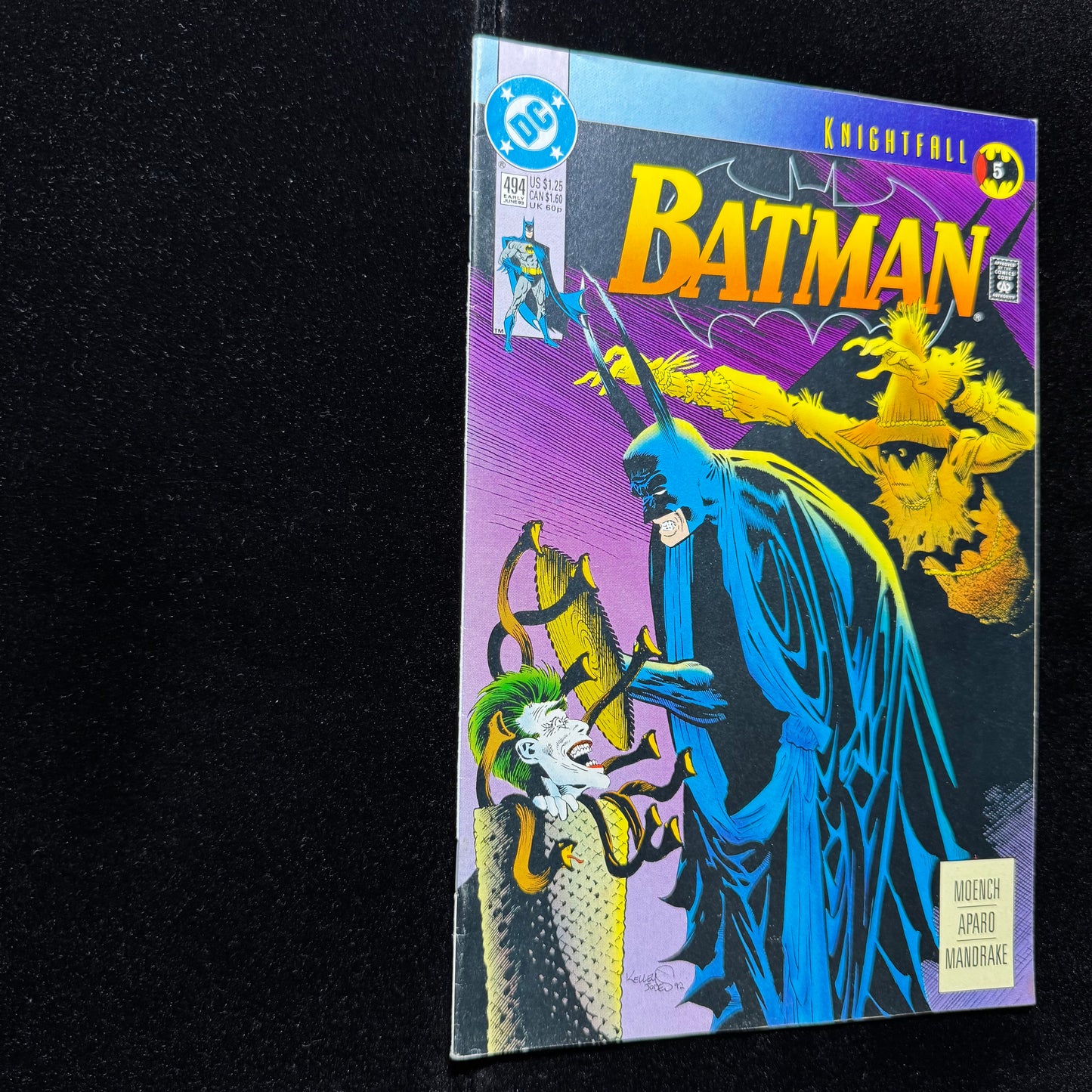 Batman 494 - Knightfall Part Five - Modern Age Dc Comics 1993
