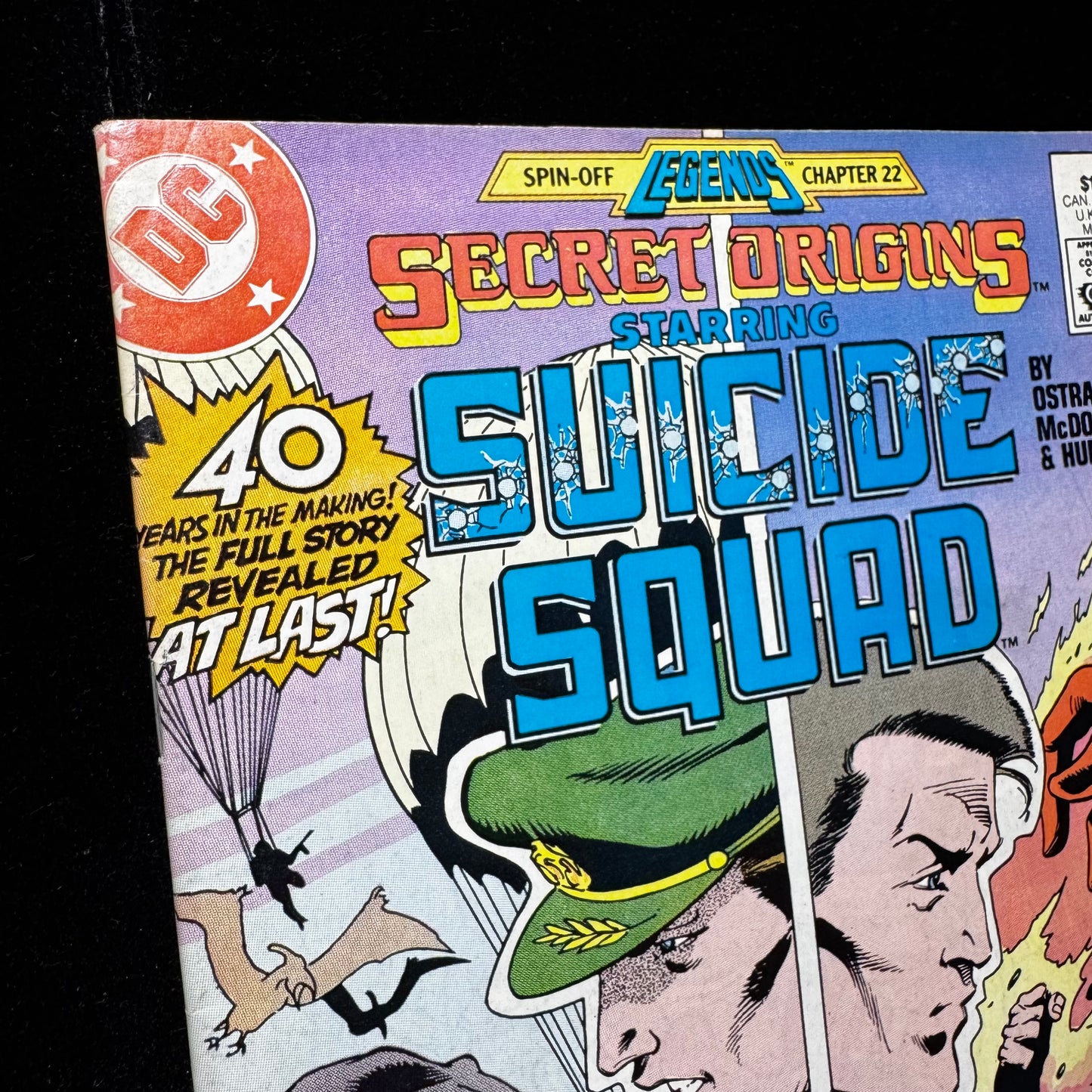 Secret Origins 14 - 1st App Of Rick Flagg Sr - Copper Age Dc Comics 1987