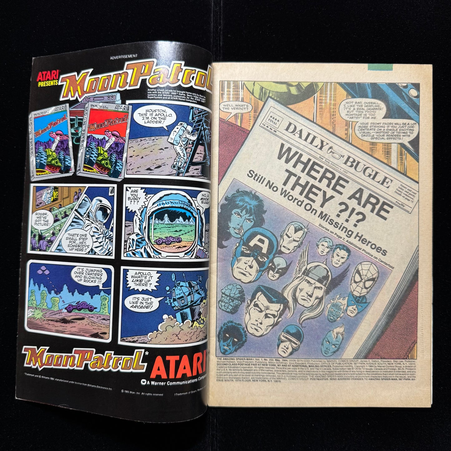 Amazing Spider-Man 252 - Newsstand Edition - Copper Age Marvel Comics 1984
