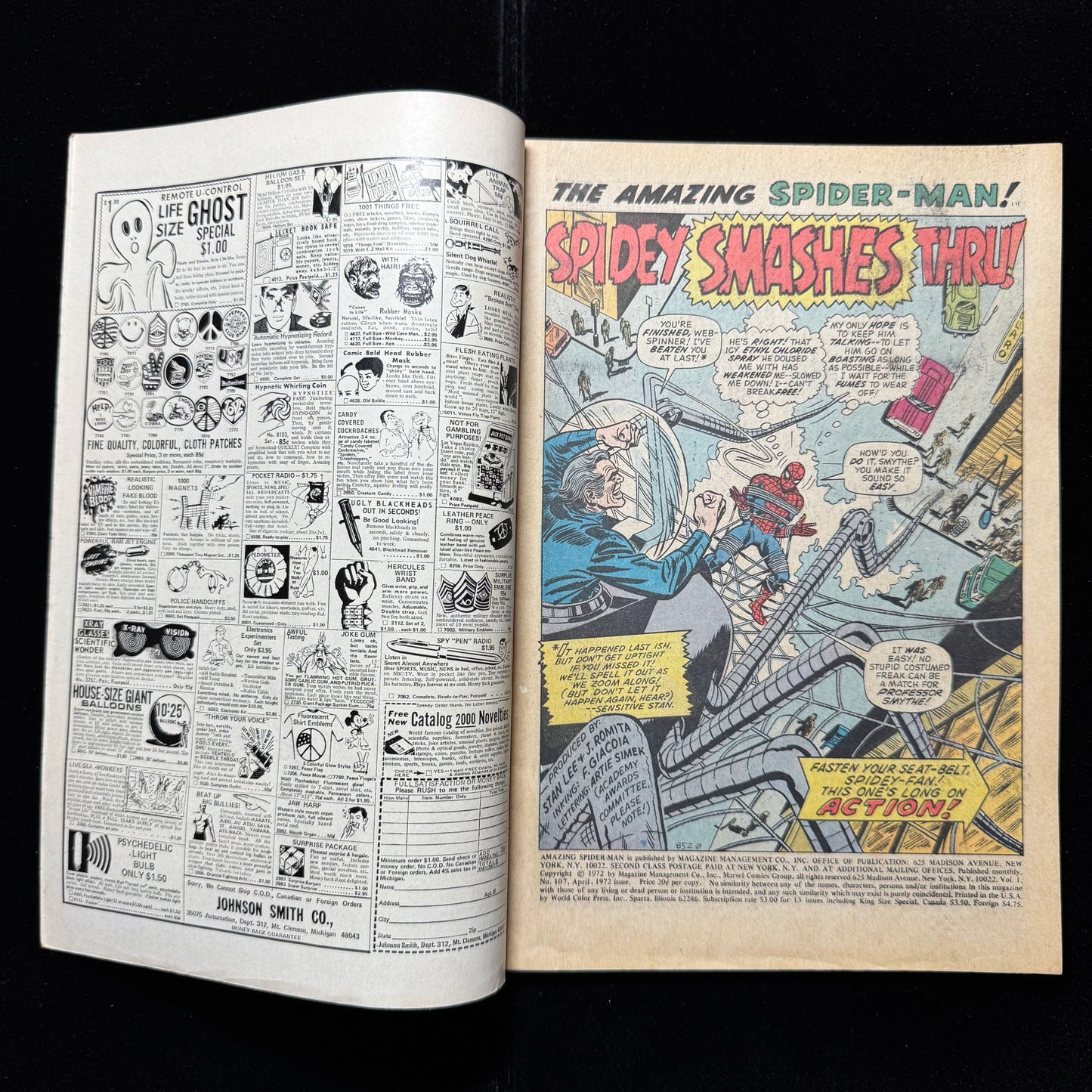 Amazing Spider-Man 107 - Bronze Age Marvel Comics 1972