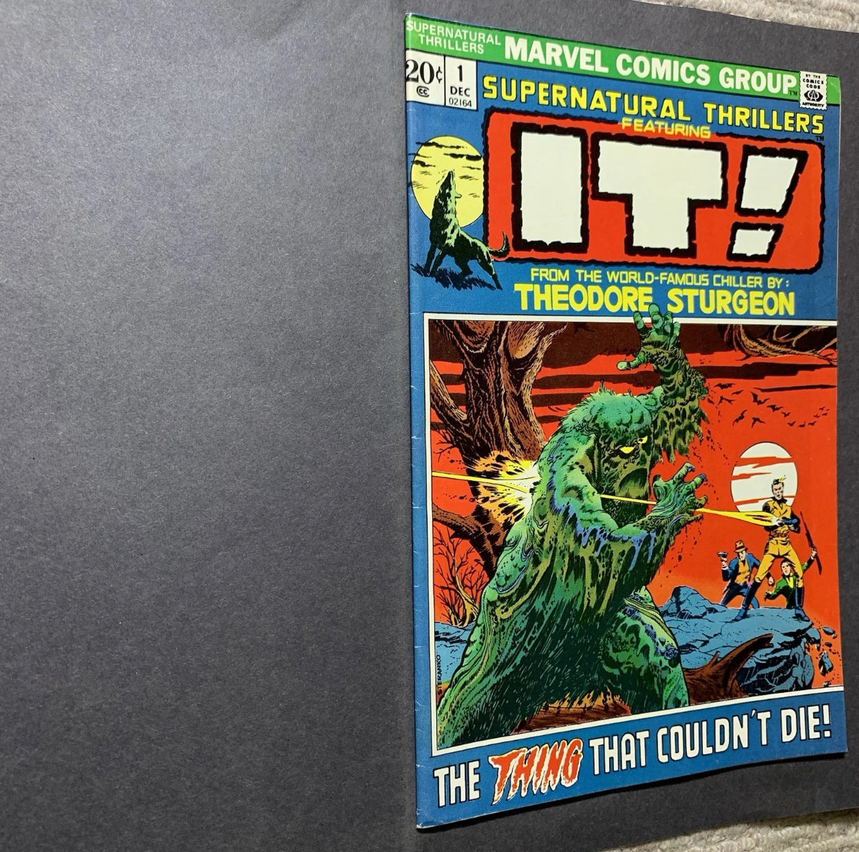 Supernatural Thrillers 1/ Bronze Age marvel comics 1972