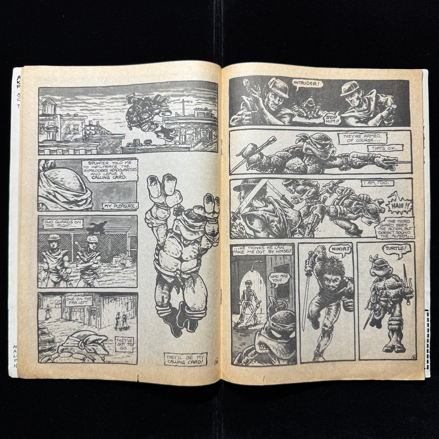 Teenage Mutant Ninja Turtles 1 - 3rd Printing - Copper Age Mirage Comics 1985