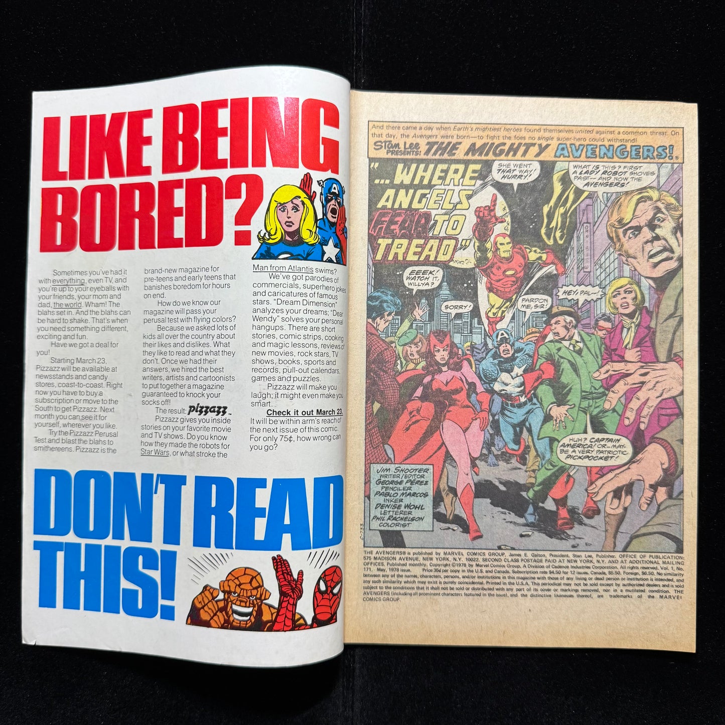 Avengers 171 - Bronze Age Marvel Comics 1978
