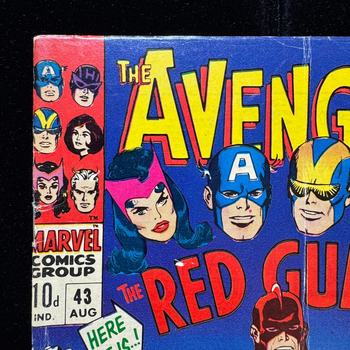 Avengers 43 - 1st Appearance Of The Red Guardian - Silver Age Marvel Comics 1967