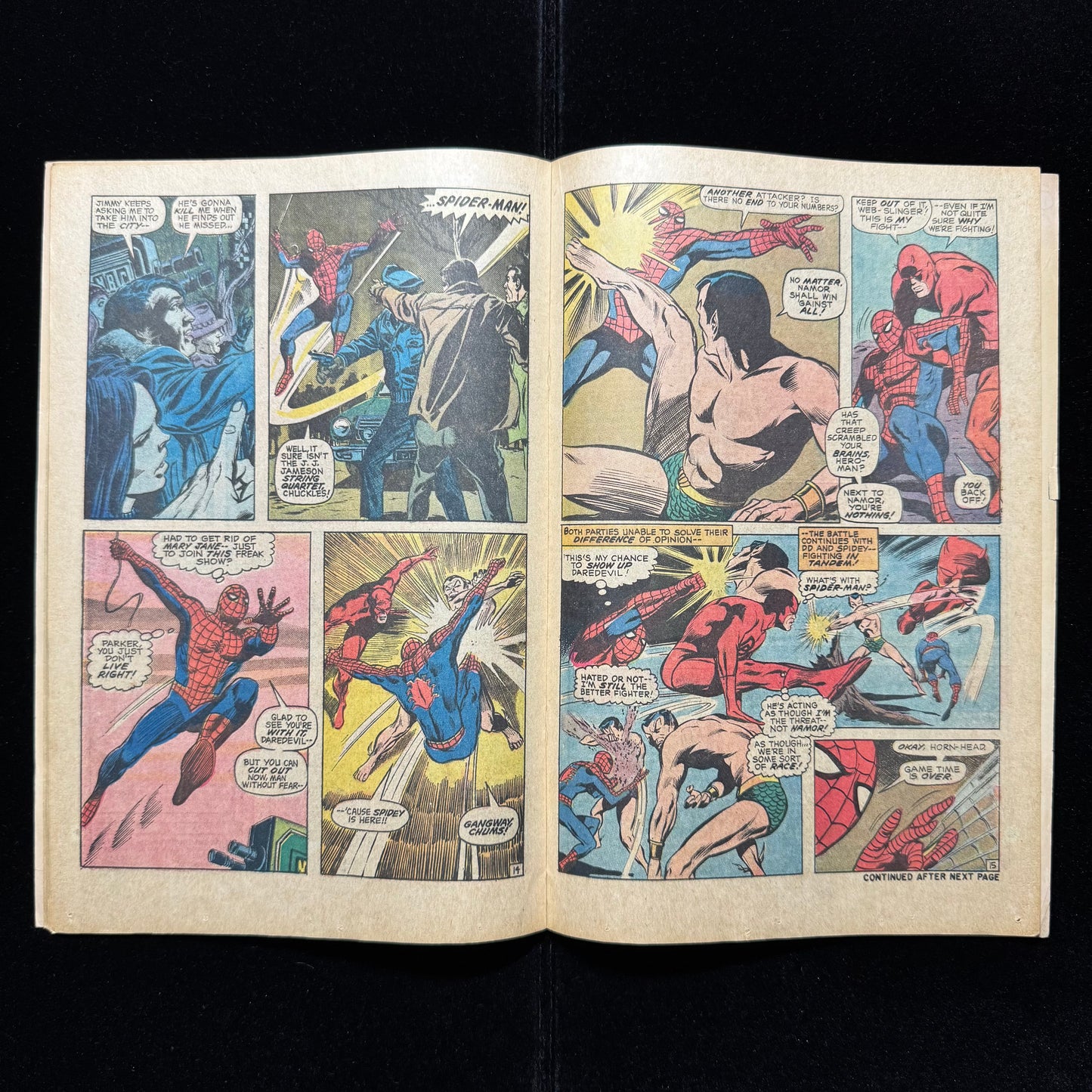 Daredevil 77 - Featuring Spider-Man & Namor - Bronze Age Marvel Comics 1971