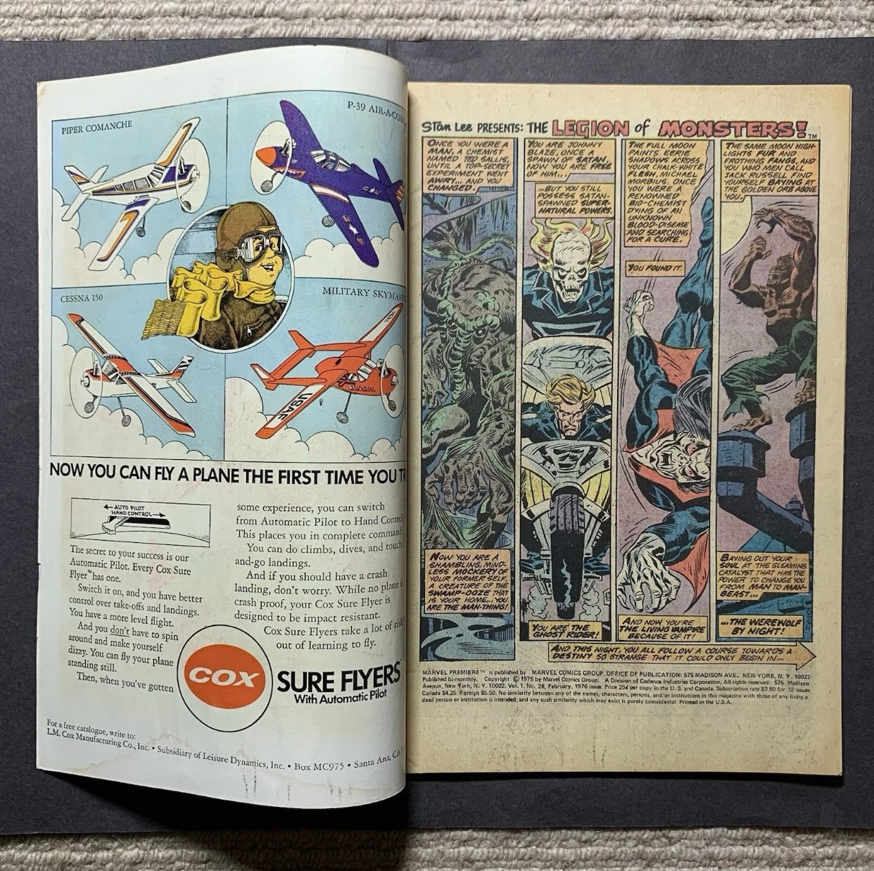 Marvel Premiere 28/ Bronze Age Marvel Comics 1976