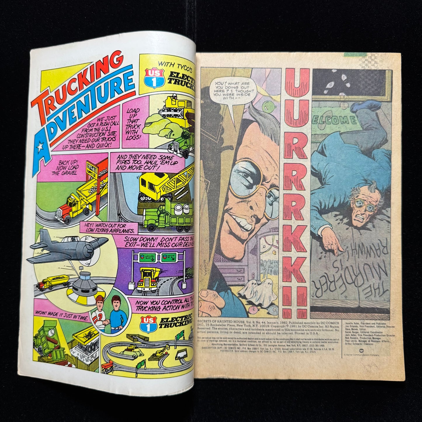 Secrets Of Haunted House 44 - Todd McFarlane Fan Letter - Bronze Age Dc 1982