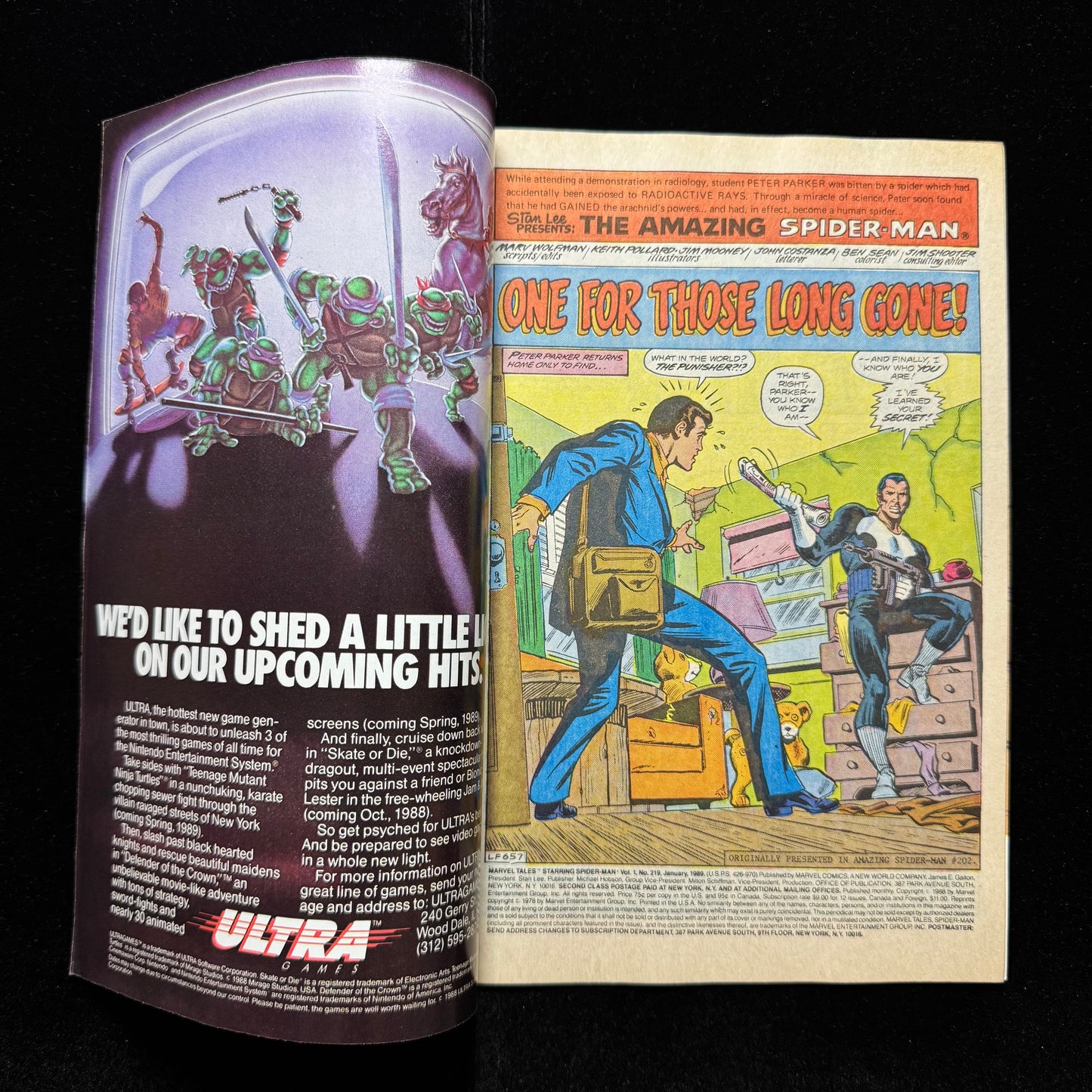 Marvel Tales 219 - Copper Age Marvel Comics 1989