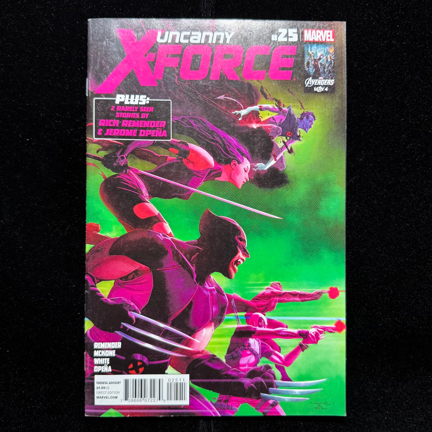 Uncanny X-Force 25 - 1st Team App Of Omega Clan - Modern Age Marvel Comics 2012