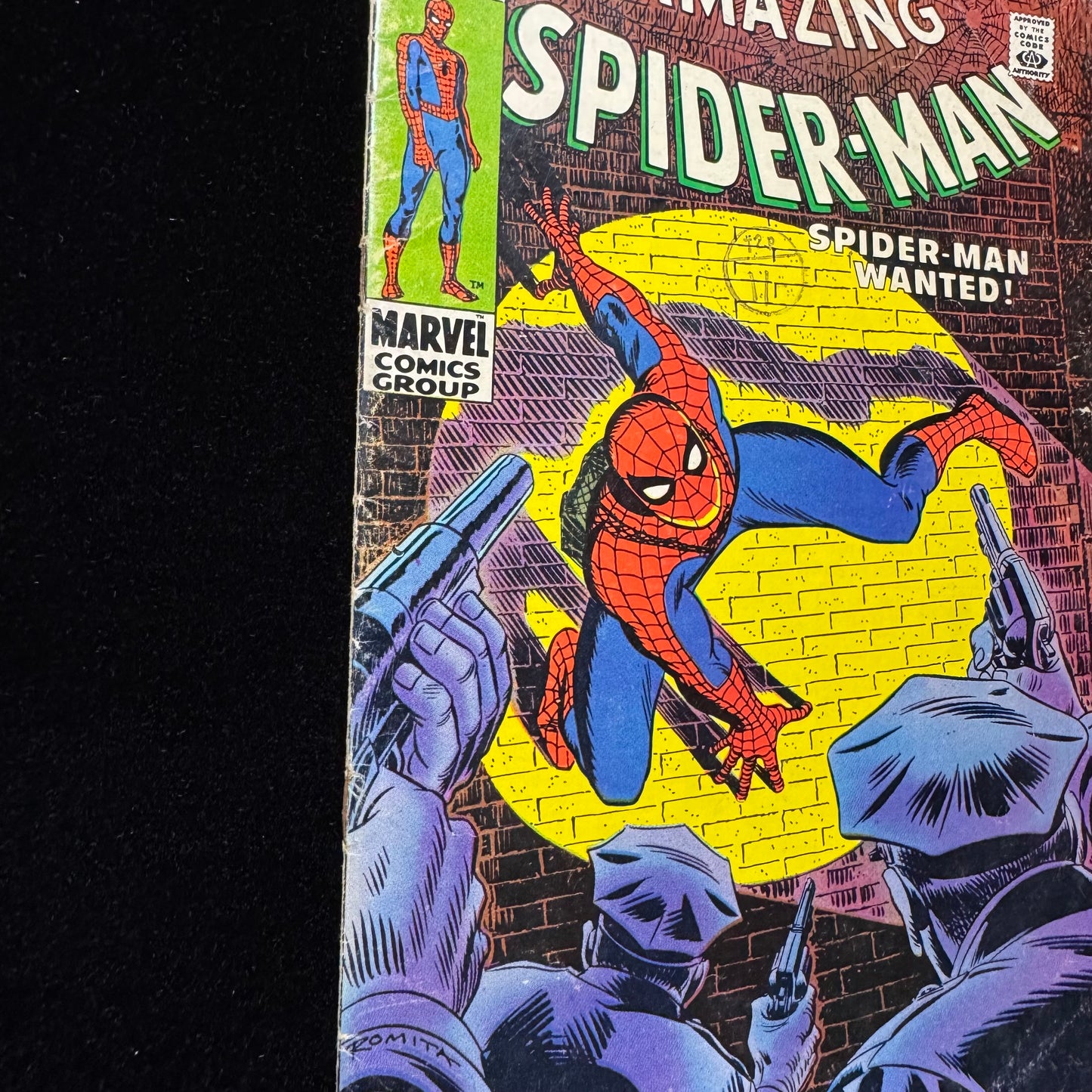 Amazing Spider-Man 70 - 1st Cameo App Of Vanessa Fisk - Silver Age Marvel 1969