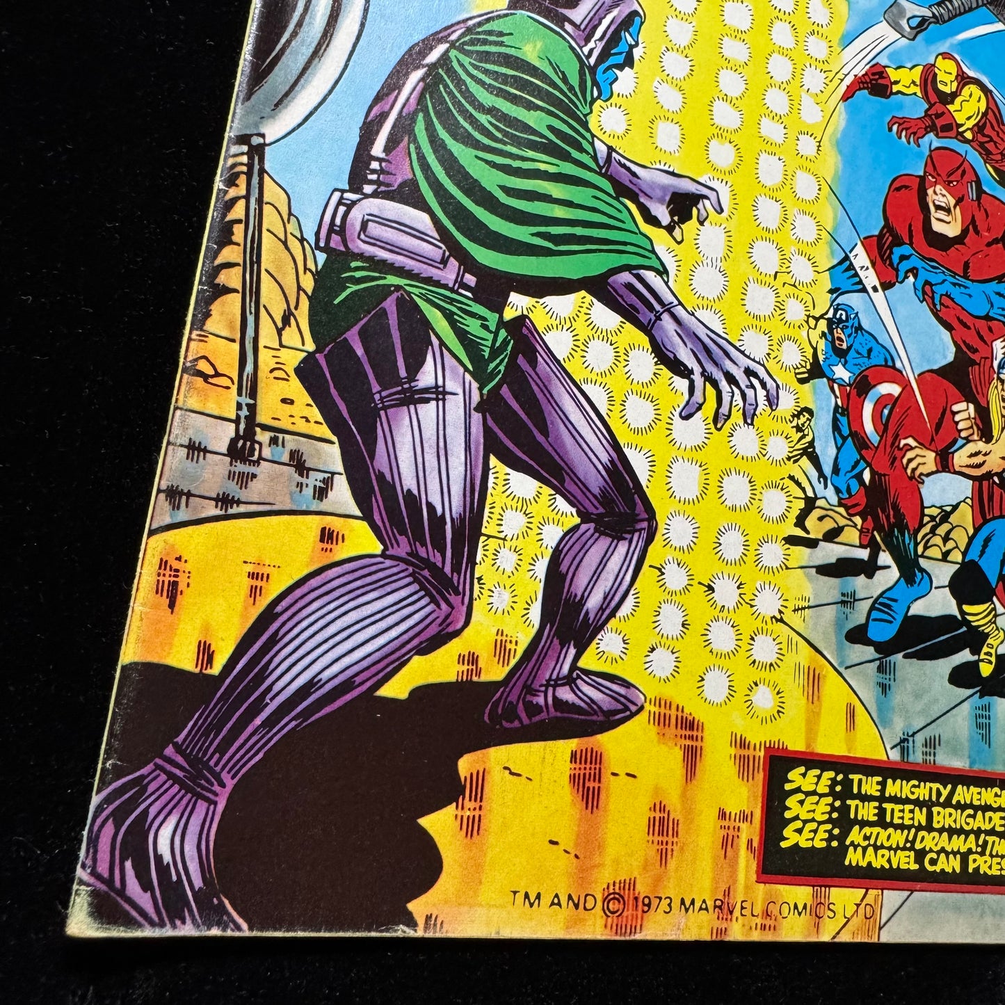 The Avengers 5 - Uk Reprint Of Avengers 8 1st App Kang - Bronze Age Marvel 1973