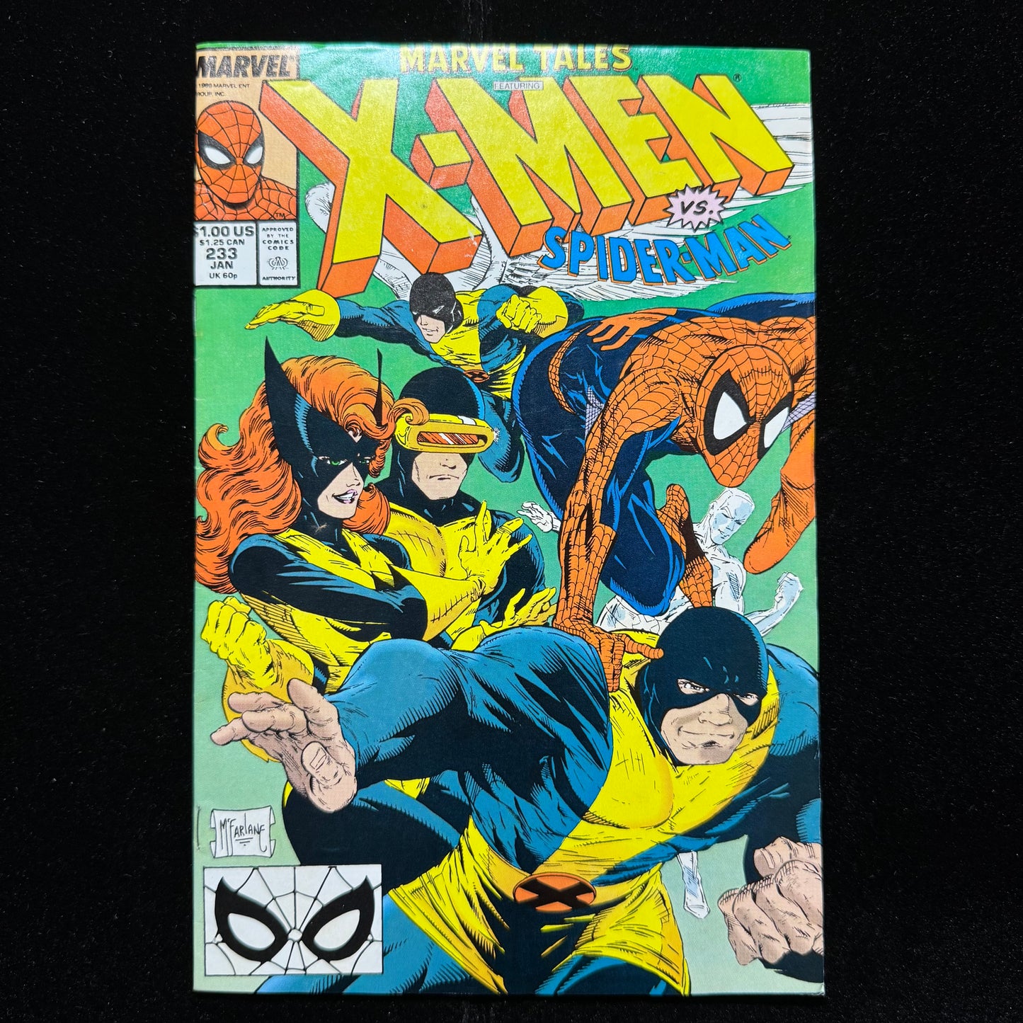 Marvel Tales 233 - Cover Art By Todd McFarlane- Copper Age Marvel Comics 1990