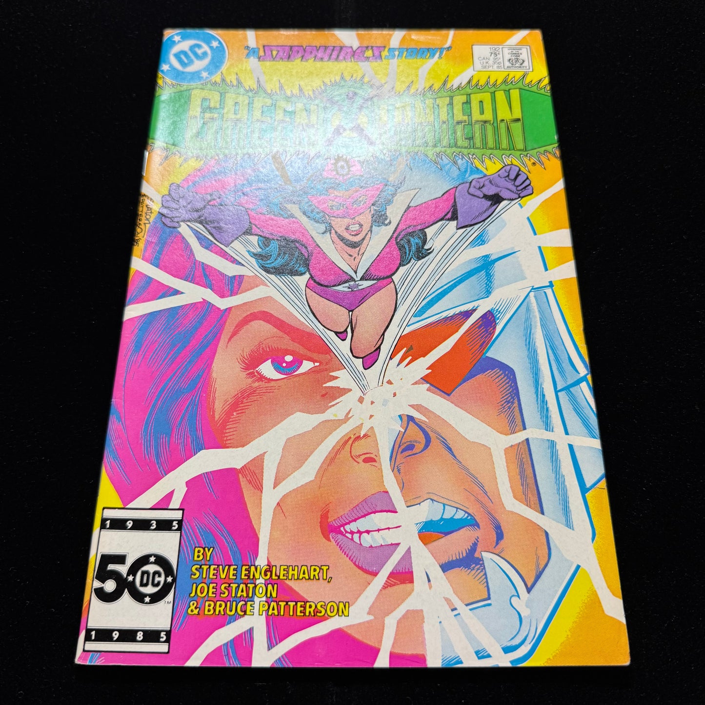 Green Lantern 192 - Origin Of Star Sapphire - Copper Age Dc Comics 1985