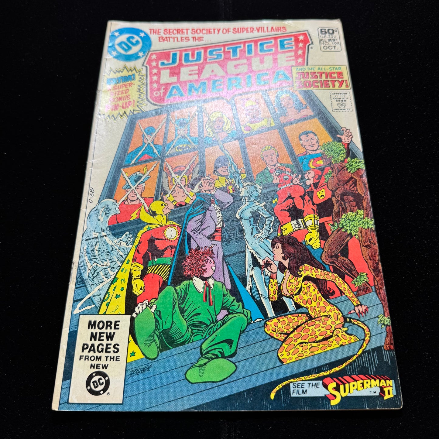 Justice League Of America 195 - Bronze Age Dc Comics 1981