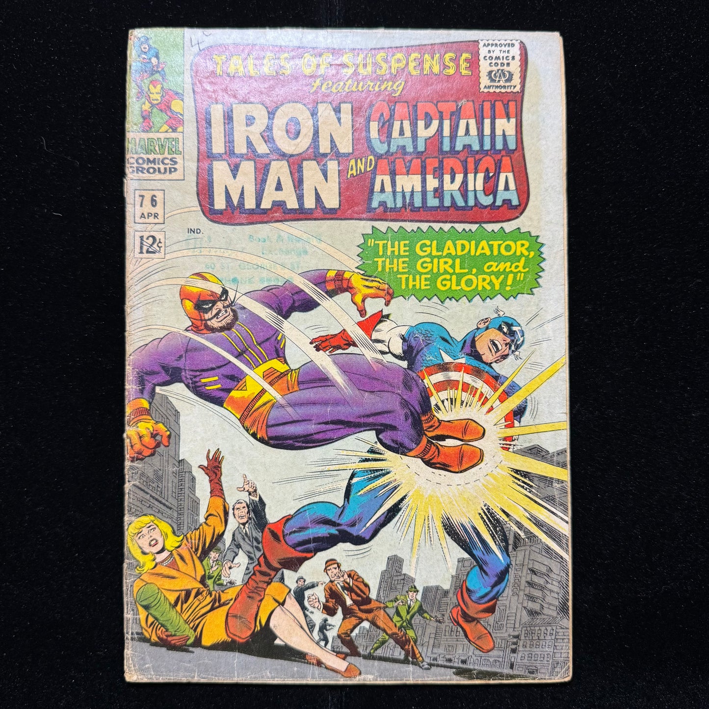 Tales Of Suspense 76 - 2nd App Sharon Carter & Batroc - Silver Age Marvel 1966