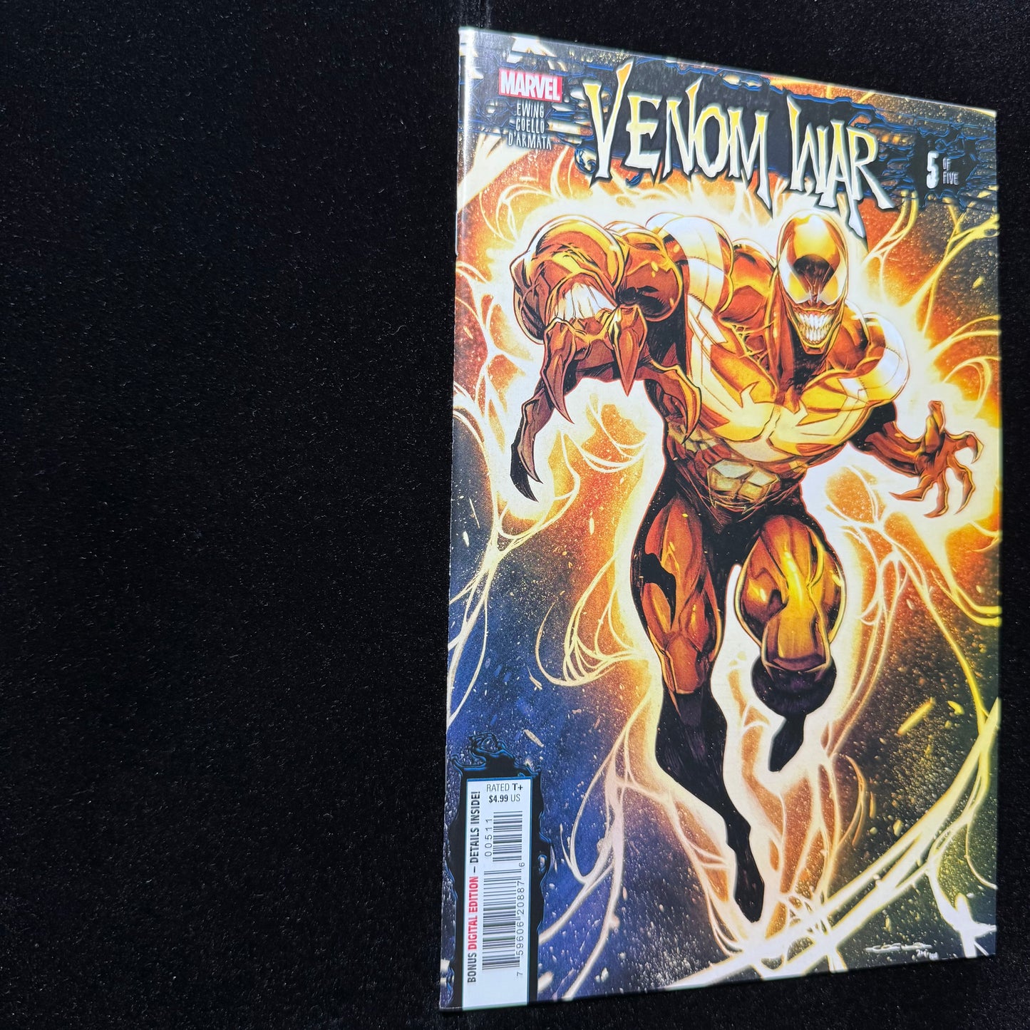 Venom War 5 - 1st Appearance Of Eganrac - Modern Age Marvel Comics 2024
