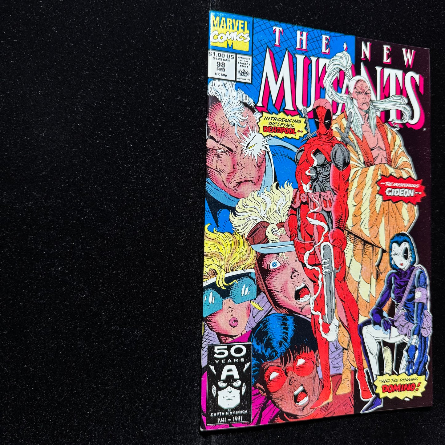 New Mutants 98 - 1st Appearance Of Deadpool - Copper Age Marvel Comics 1991
