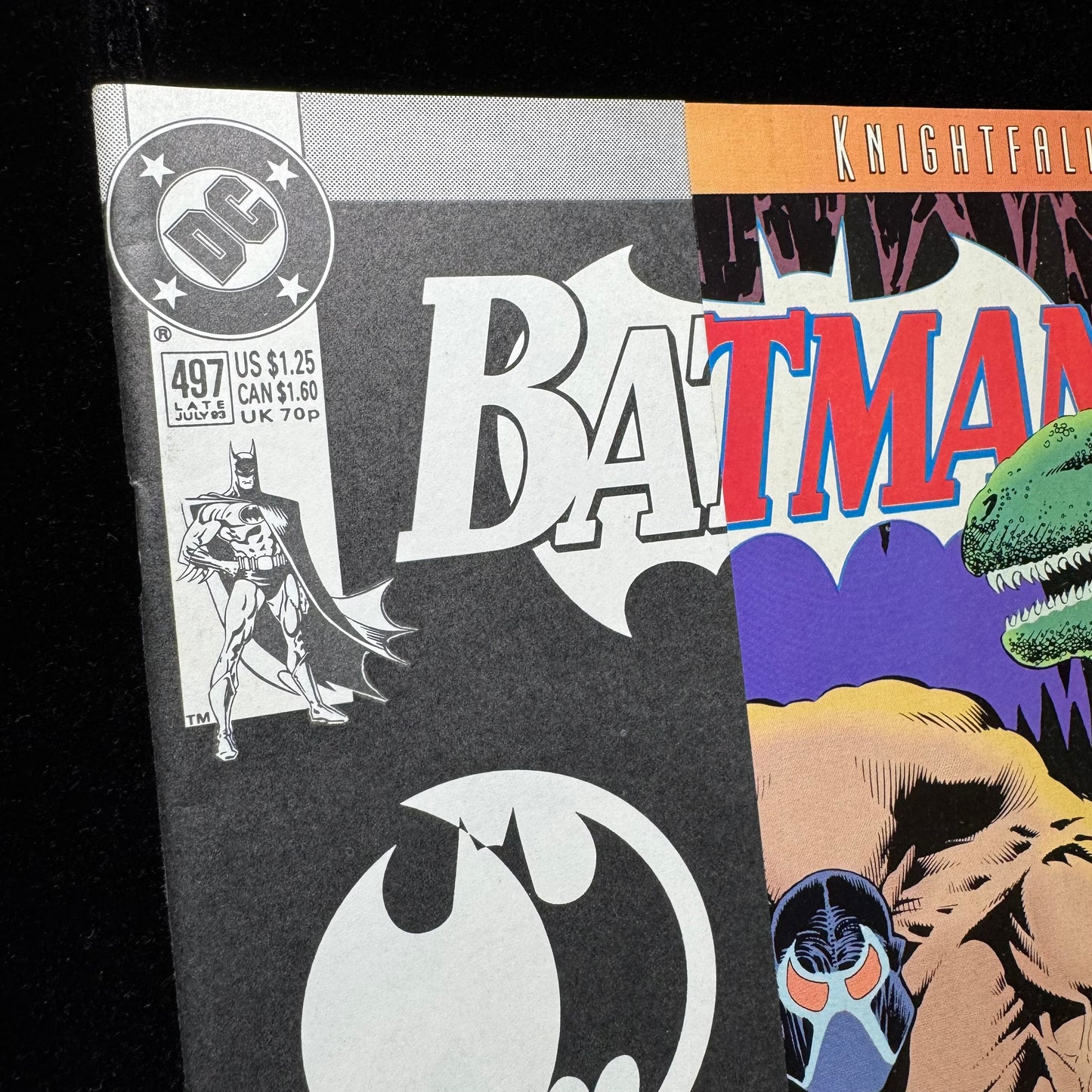 Batman 497 - Bane Breaks Batman’s Back - Variant - Modern Age Dc Comics 1993