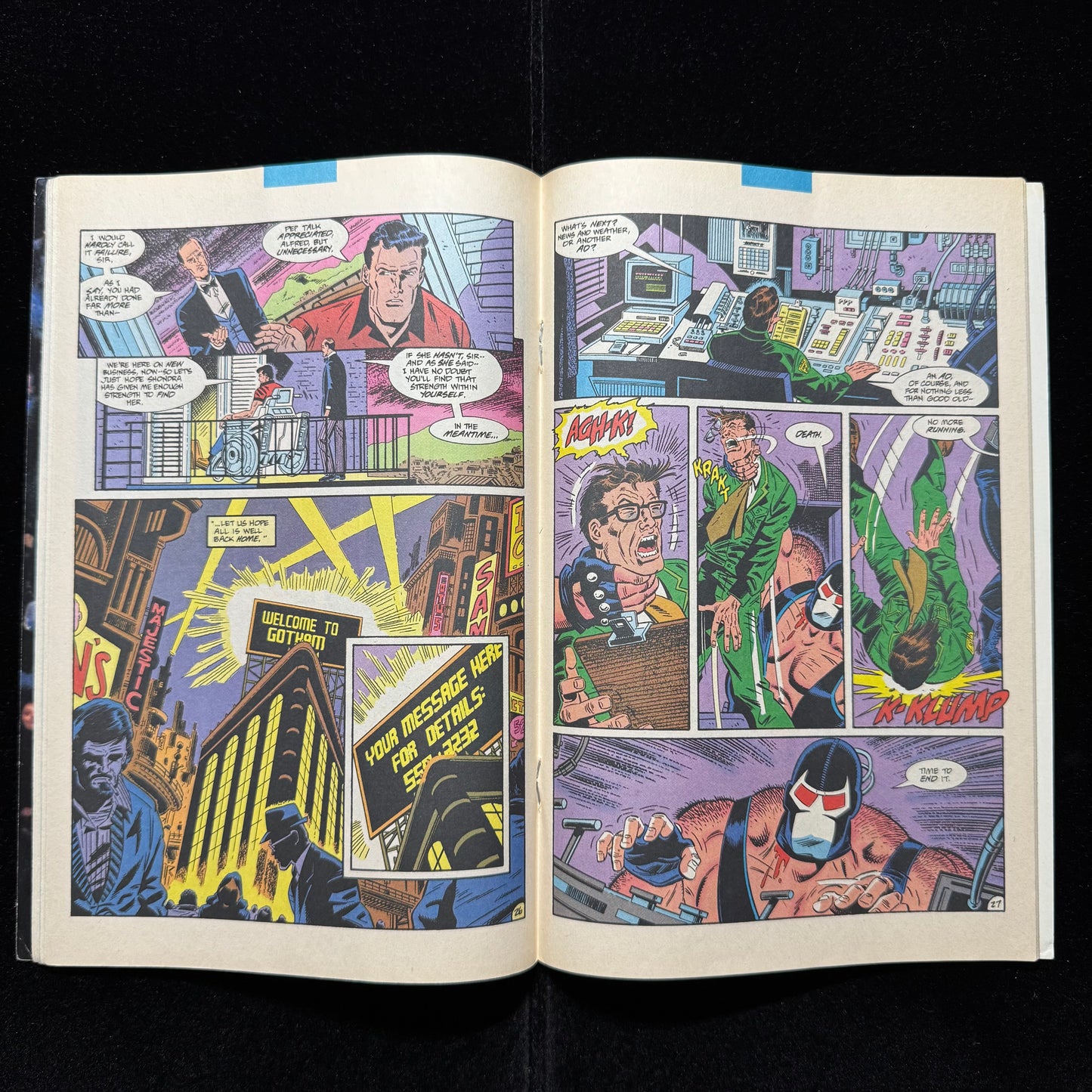 Batman 500 - Azrael Defeats Bane - Modern Age Dc Comics 1993