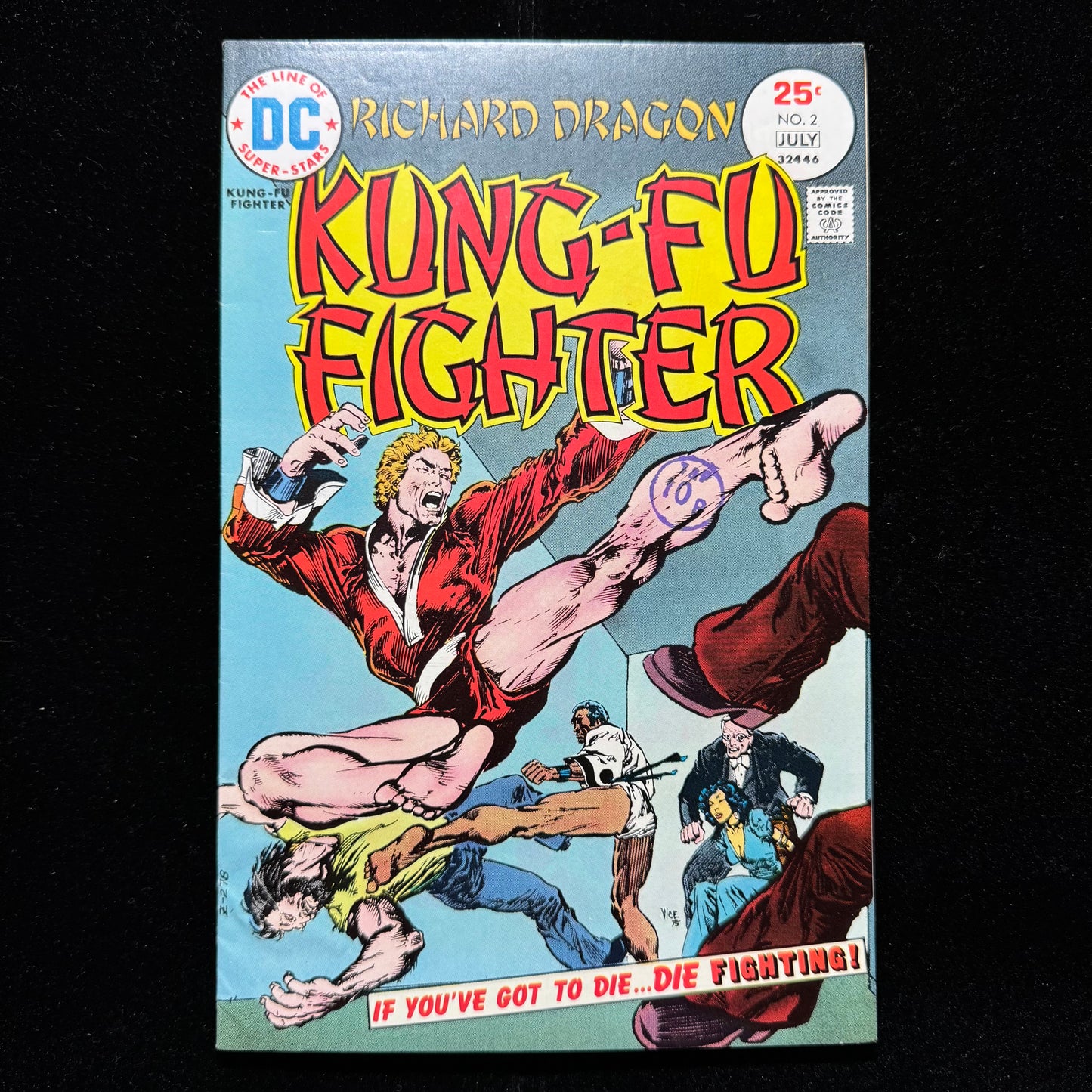 Richard Dragon’s Kung-Fu Fighter 2 - Bronze Age Dc Comics 1975