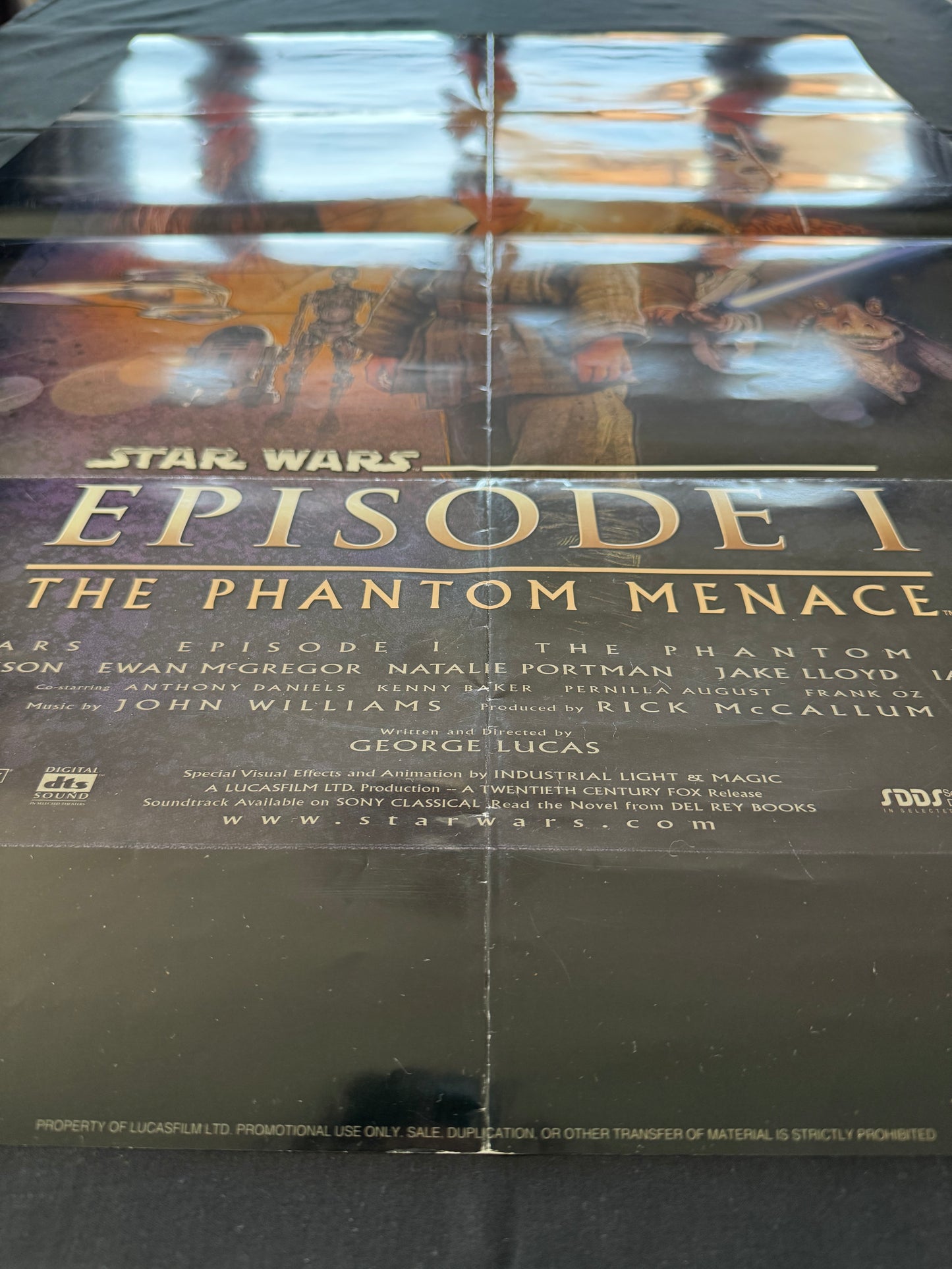 Star Wars Episode I The Phantom Menace - Original 1999 Cinema Poster Darth Maul