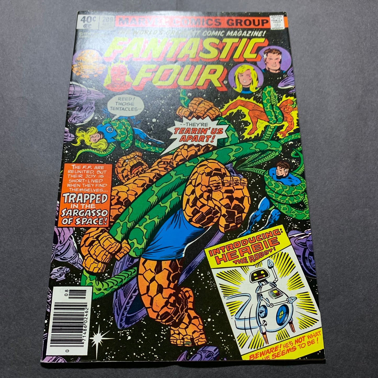 Fantastic Four 209/ Newsstand Edition/ Bronze Age Marvel Comics 1979