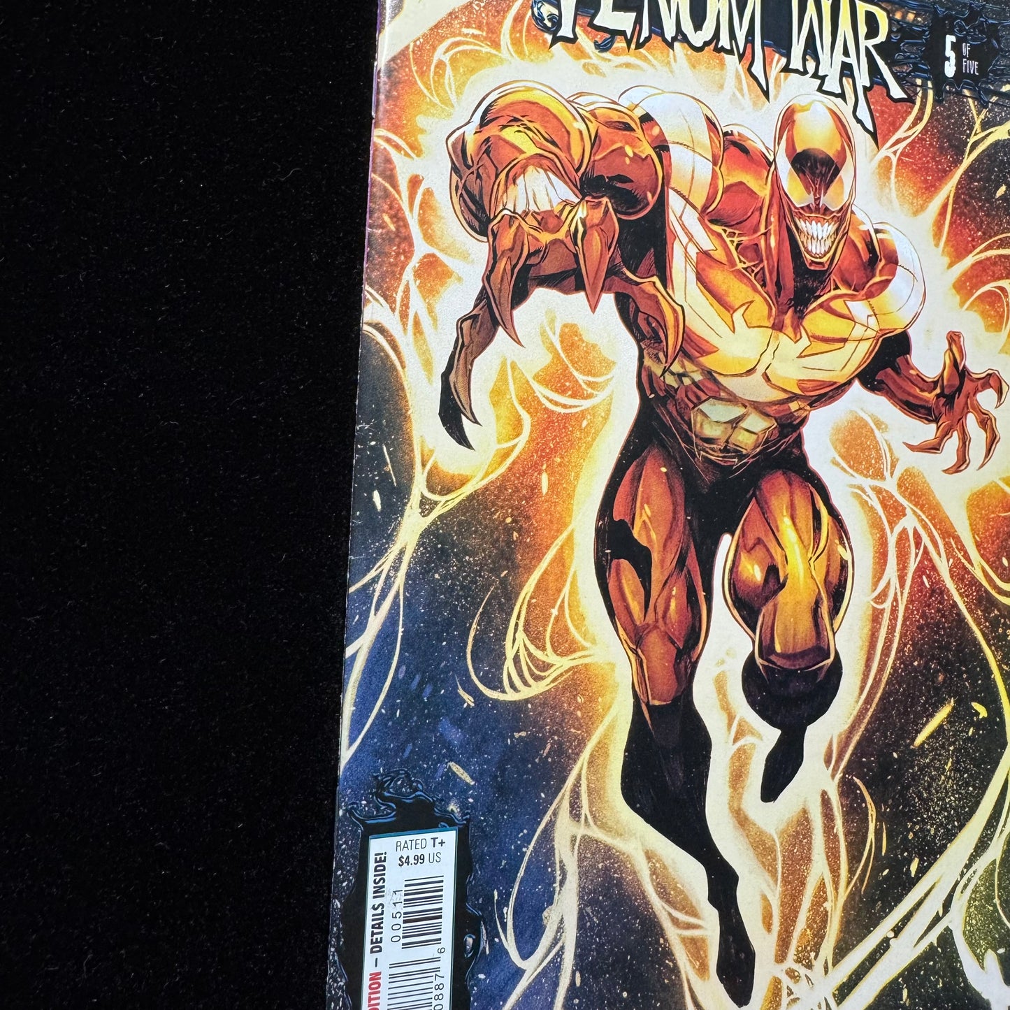 Venom War 5 - 1st Appearance Of Eganrac - Modern Age Marvel Comics 2024