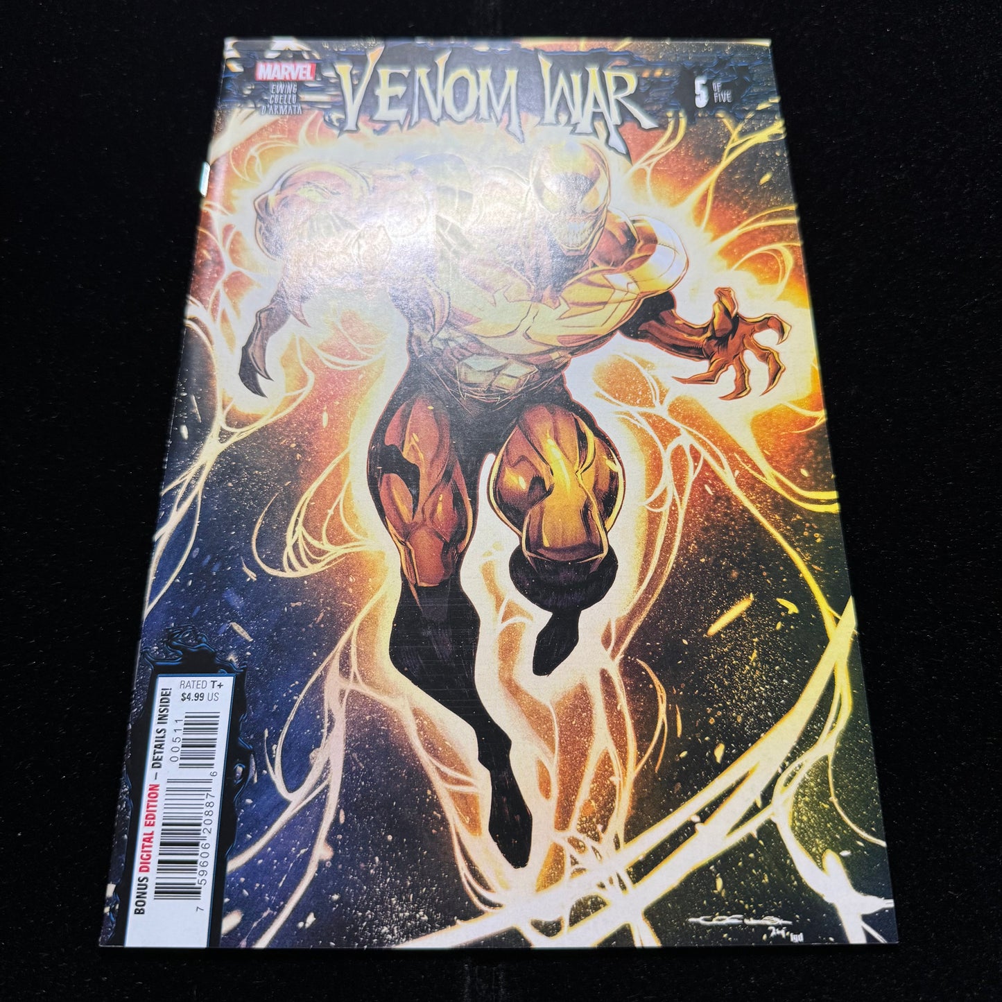 Venom War 5 - 1st Appearance Of Eganrac - Modern Age Marvel Comics 2024