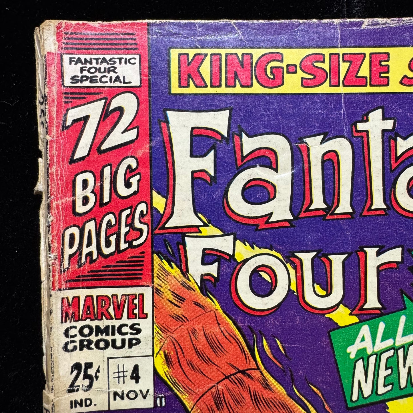 Fantastic Four Annual 4 - Origin Of Human Torch - Silver Age Marvel Comics 1966