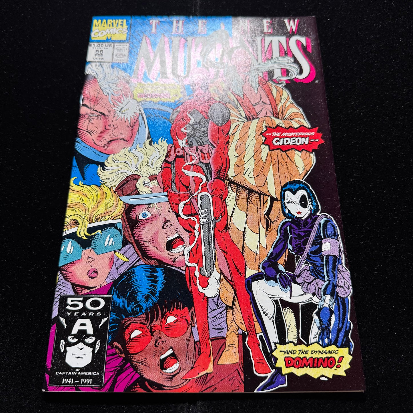 New Mutants 98 - 1st Appearance Of Deadpool - Copper Age Marvel Comics 1991