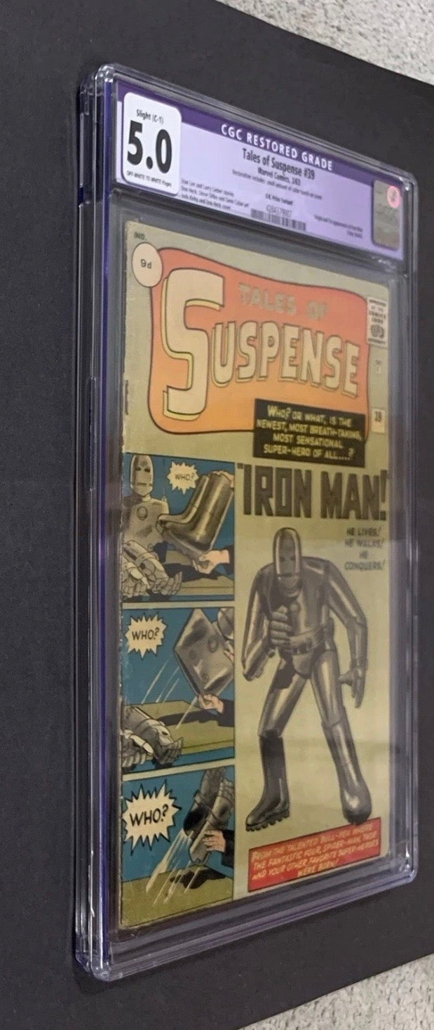 Tales Of Suspense 39/ CGC 5.0 Restored (purple Label)/ Marvel Comics 1963
