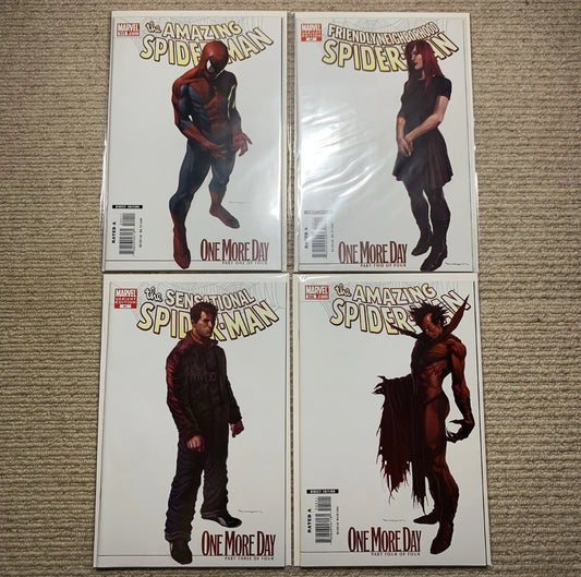 Spider-Man One More Day Marko Djurdjevic Variant Full Set/ Marvel Comics 2007