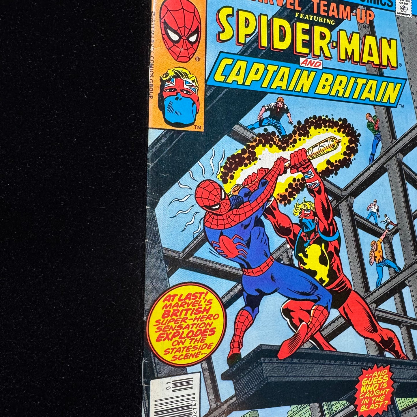 Marvel Team Up 65 - 1st App Cap Britain In US Comics - Bronze Age Marvel 1978
