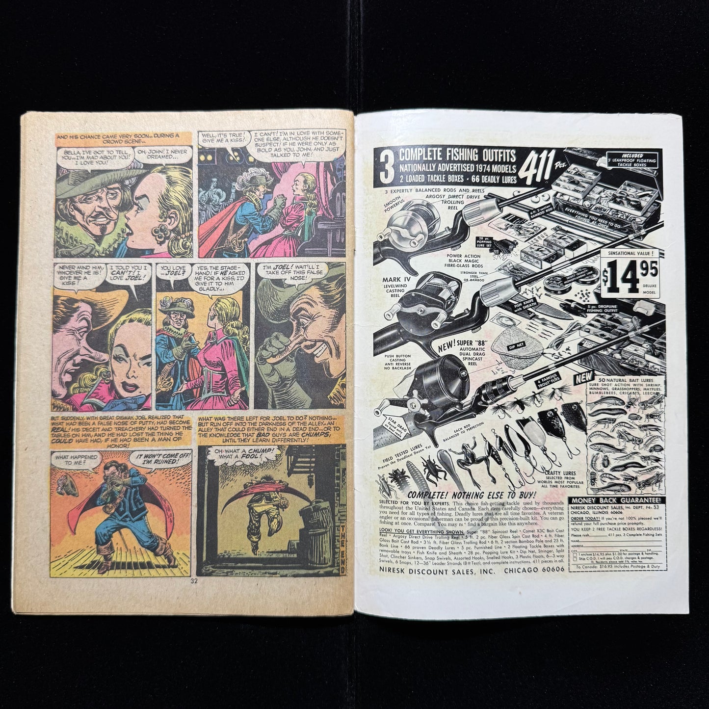 Adventure Into Fear 24 - Blade And Morbius 1st Meet - Bronze Age Marvel 1974