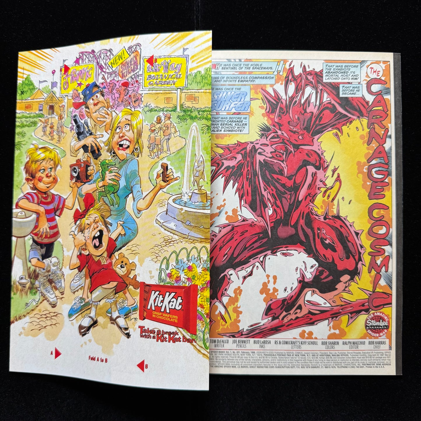 Amazing Spider-Man 431 - 1st Cover & 2nd App Of Carnage Cosmic - Modern Age 1998