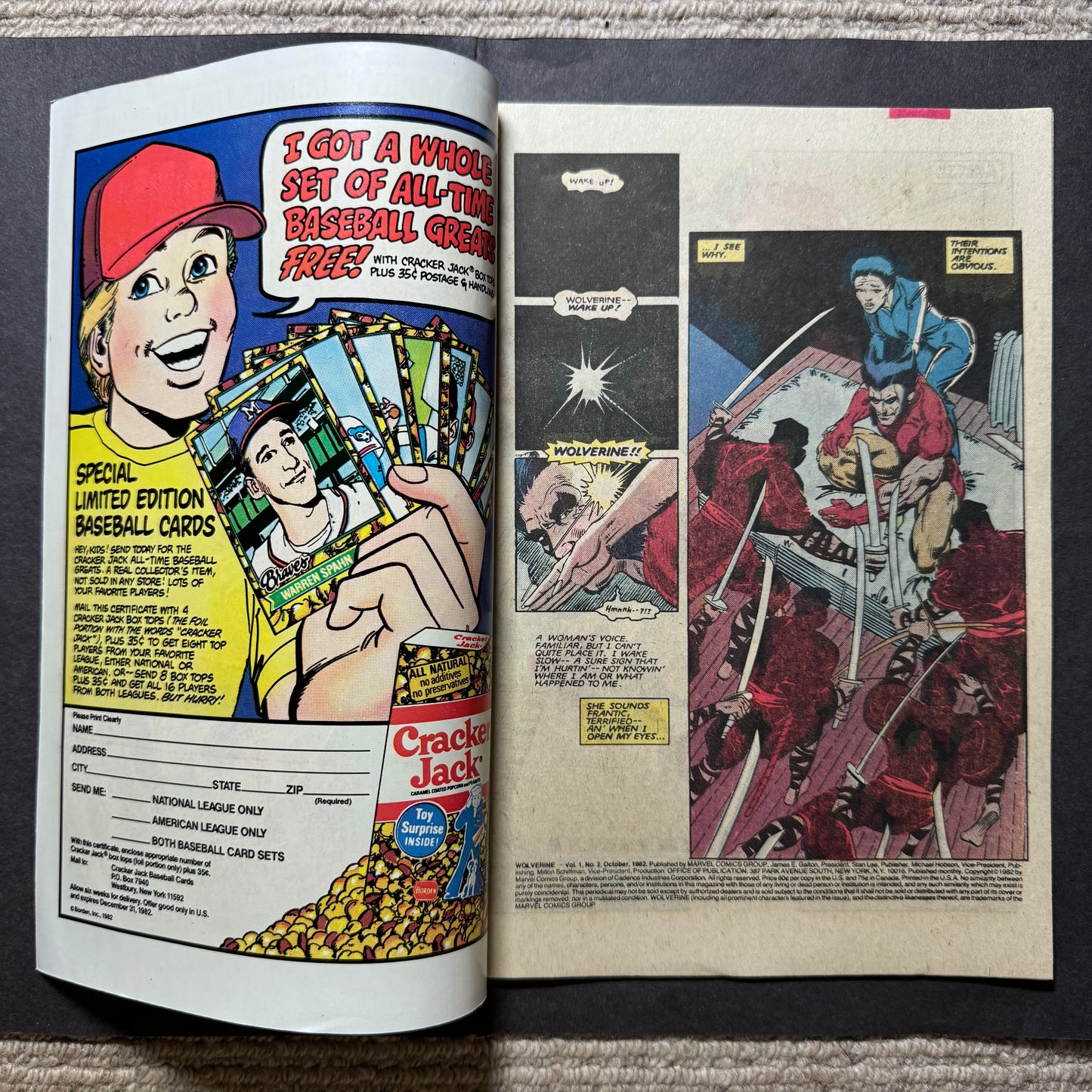 Wolverine 2/ Bronze Age Marvel Comics 1982